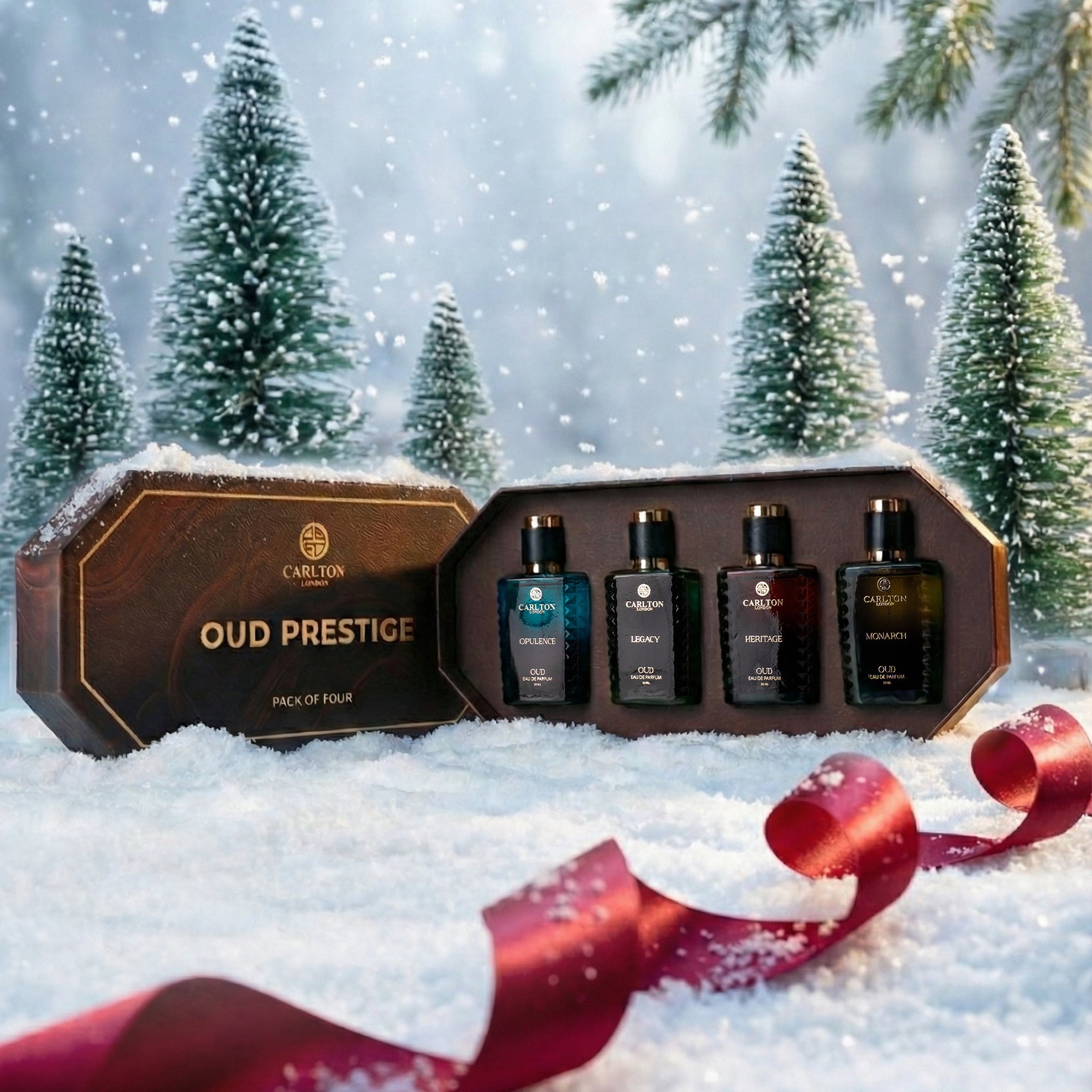 Oud Prestige Luxury Men Perfume Gift (Set Of 4 - 30ml Each)