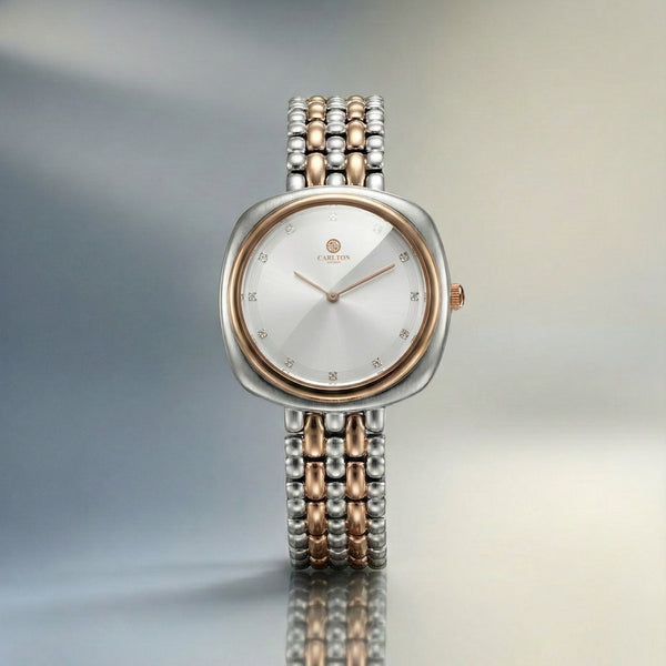 Carlton London Women Celeste Silver Analog Watch - CLW-CT-55