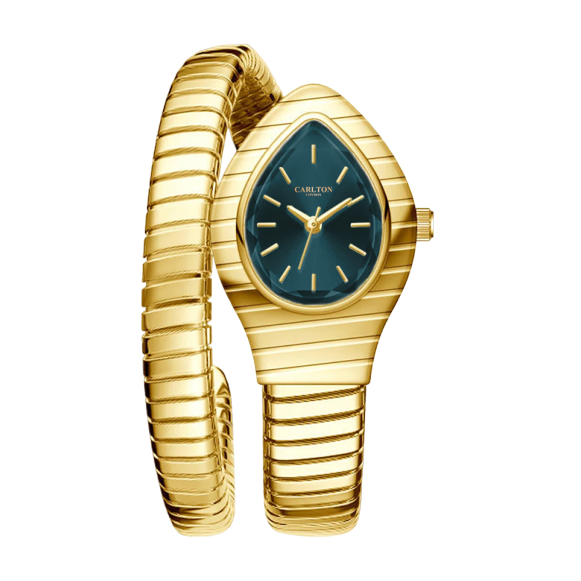 Carlton London Women Embrace Teal Analog Watch - CL-EM-TL