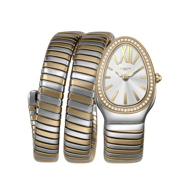 Carlton London Charmer Women Silver Dial Watch