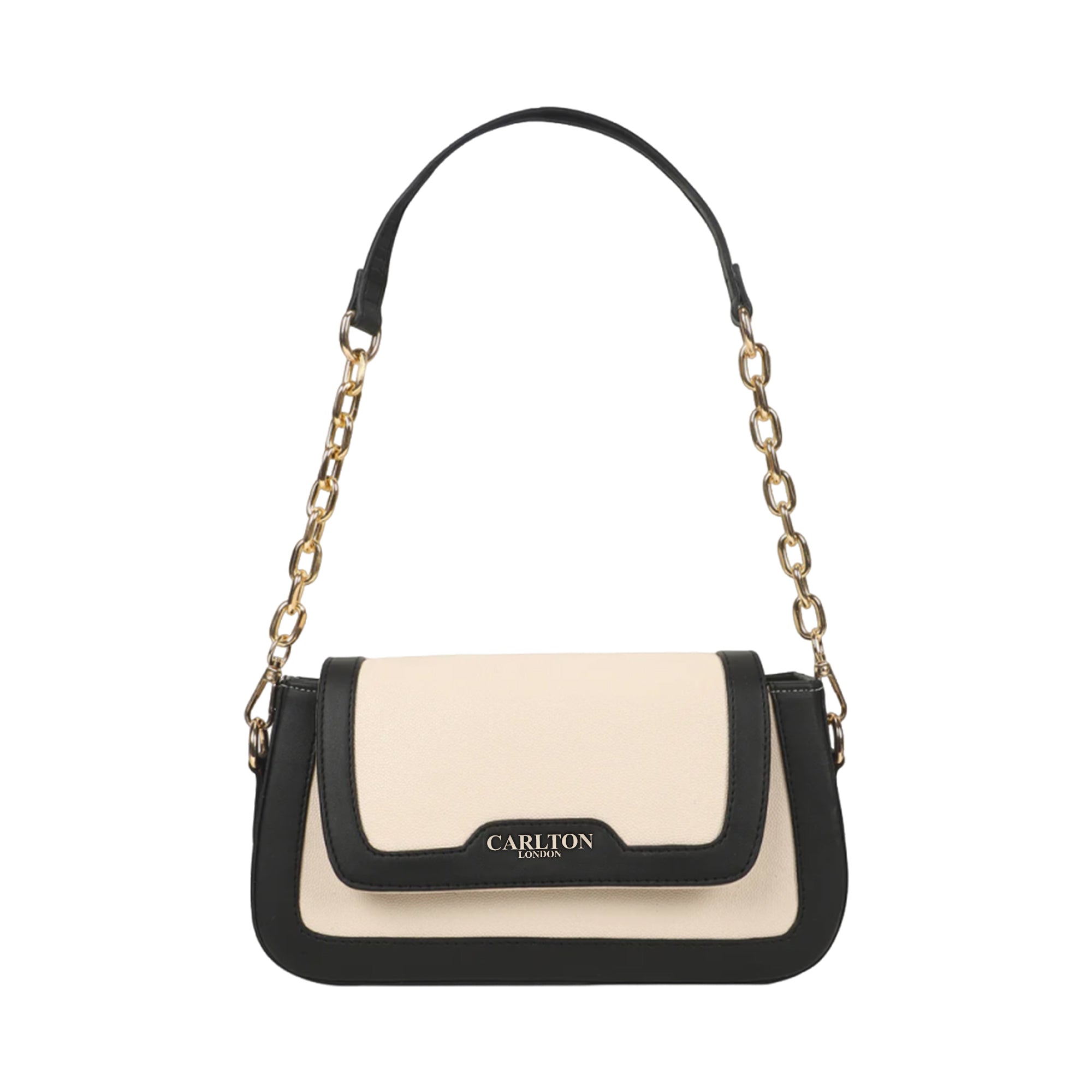 Carlton London Dual-Tone Handbag