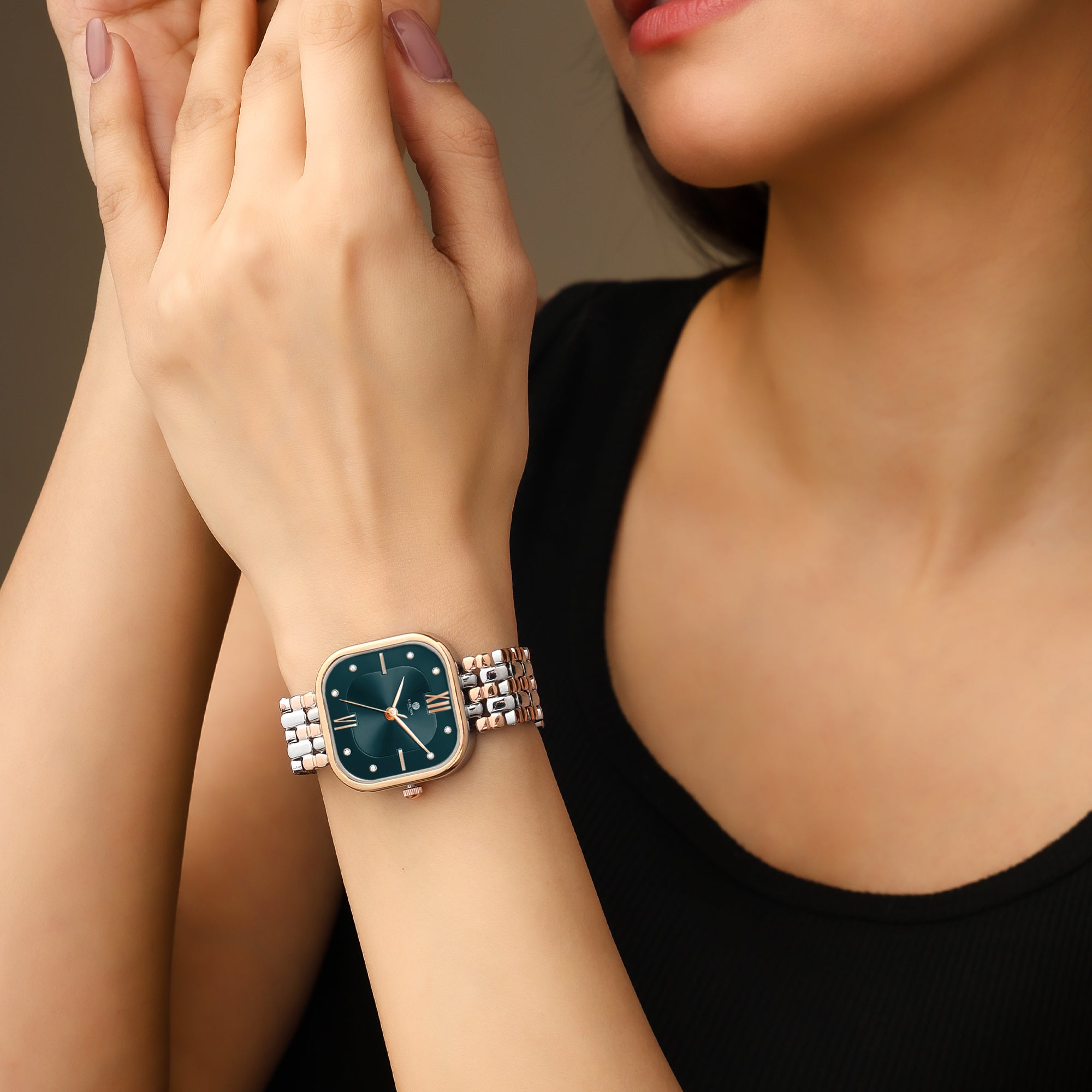 Chelsea: Women Turquoise Dial Stainless Steel  Watch - CHELTRQ-A2