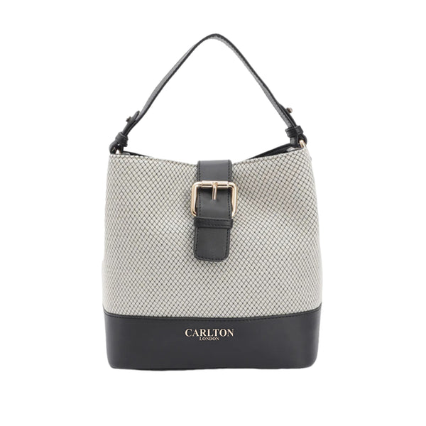 Carlton London Eleonara Textured Bucket Shoulder Bag
