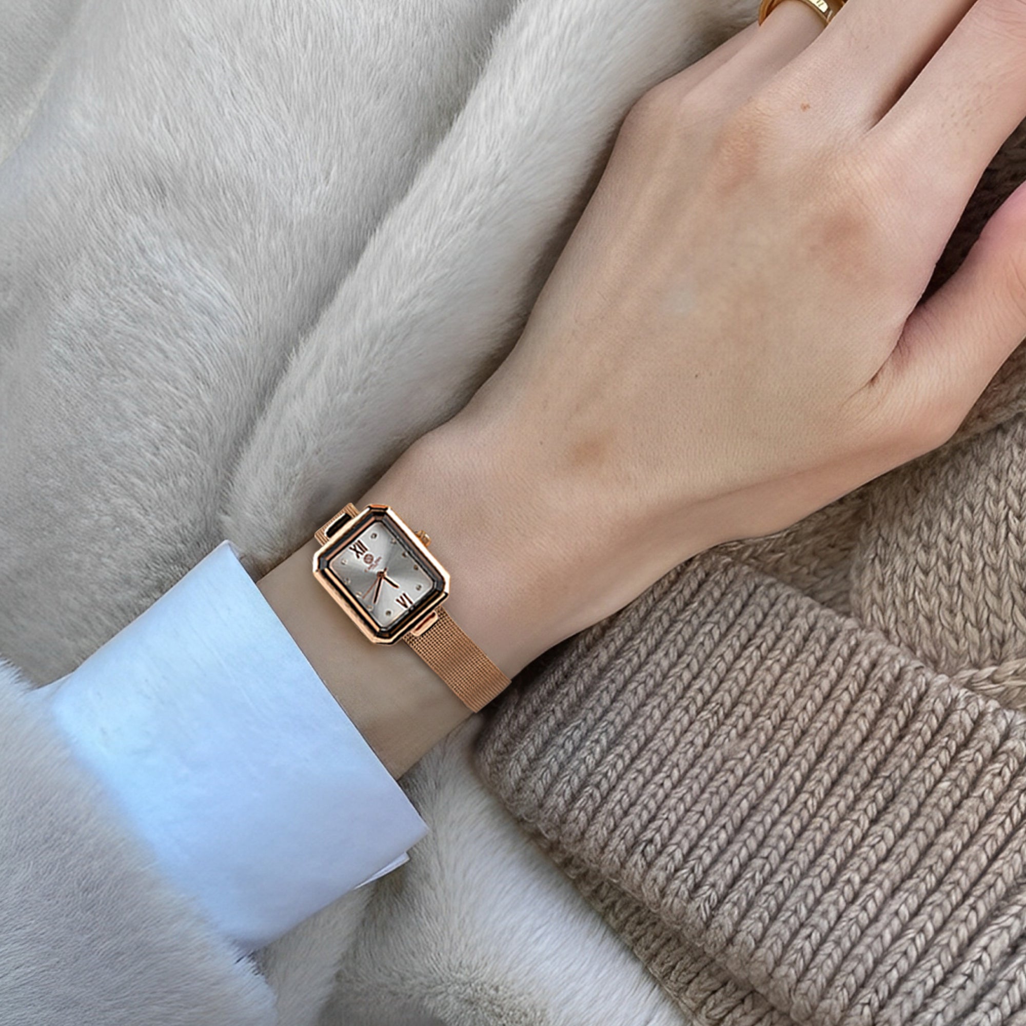 Brixton: Women White Analog Watch - CLRGMWHT