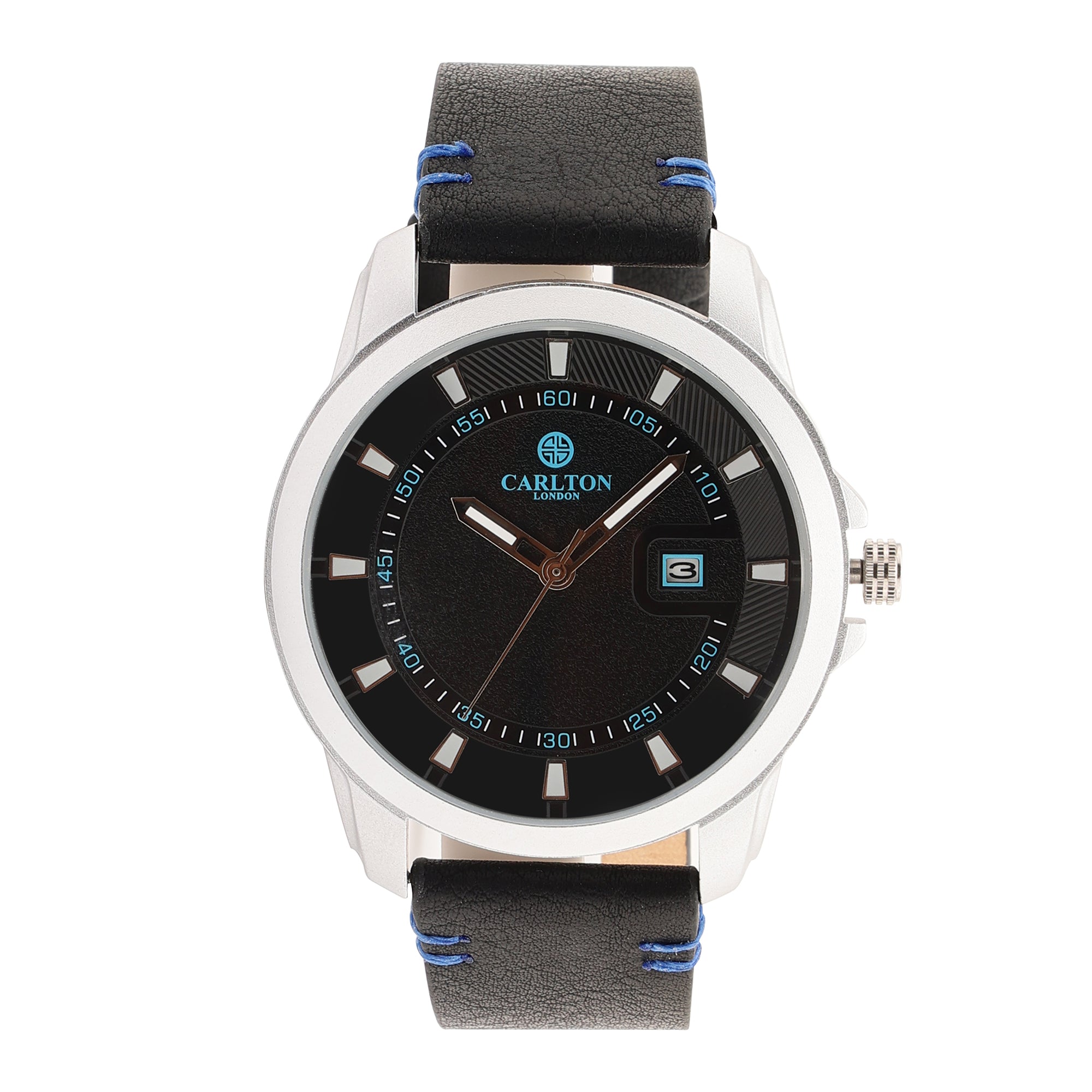 Duke: Men Blue / Black Analog Watch