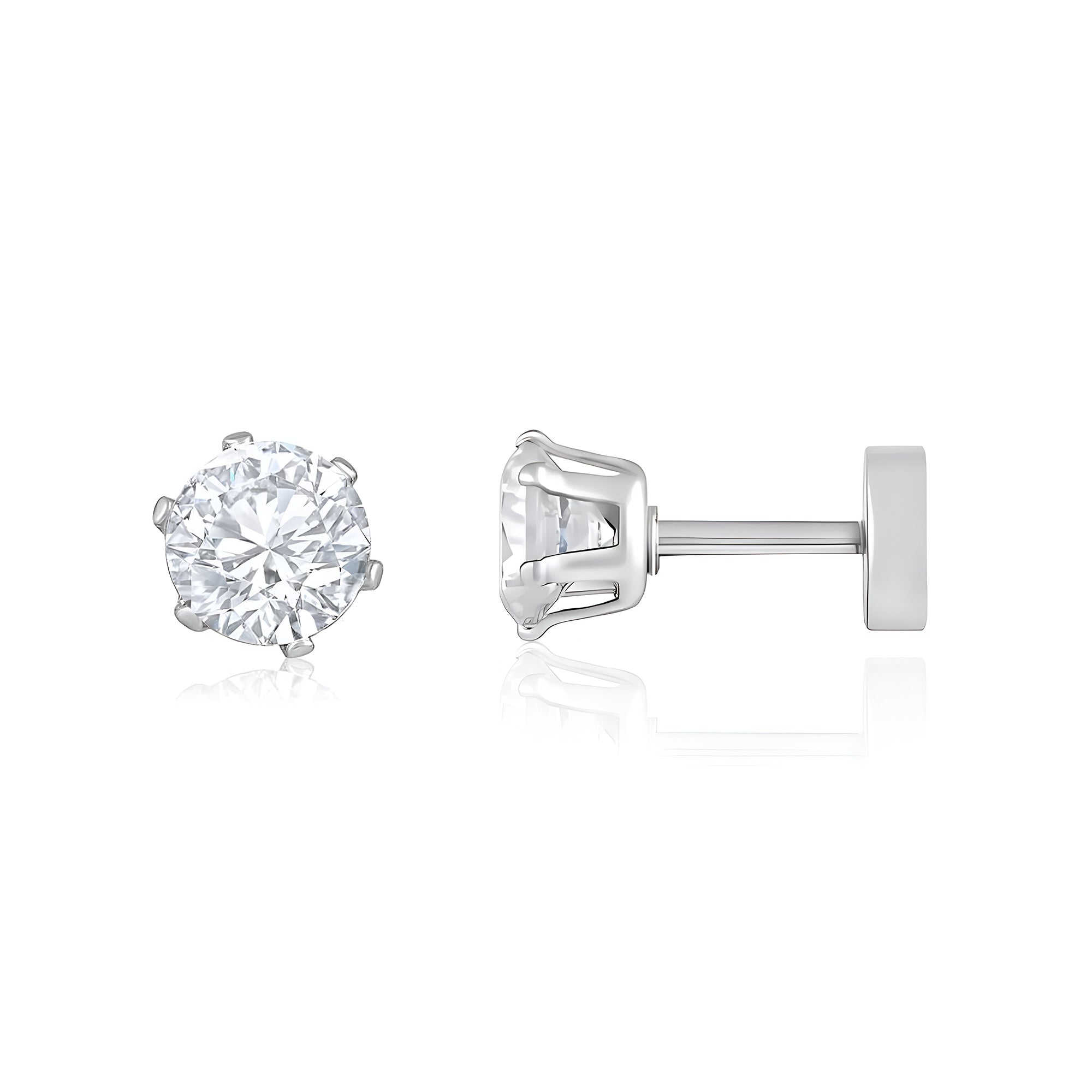 Carlton London Solitaire Men's Stud