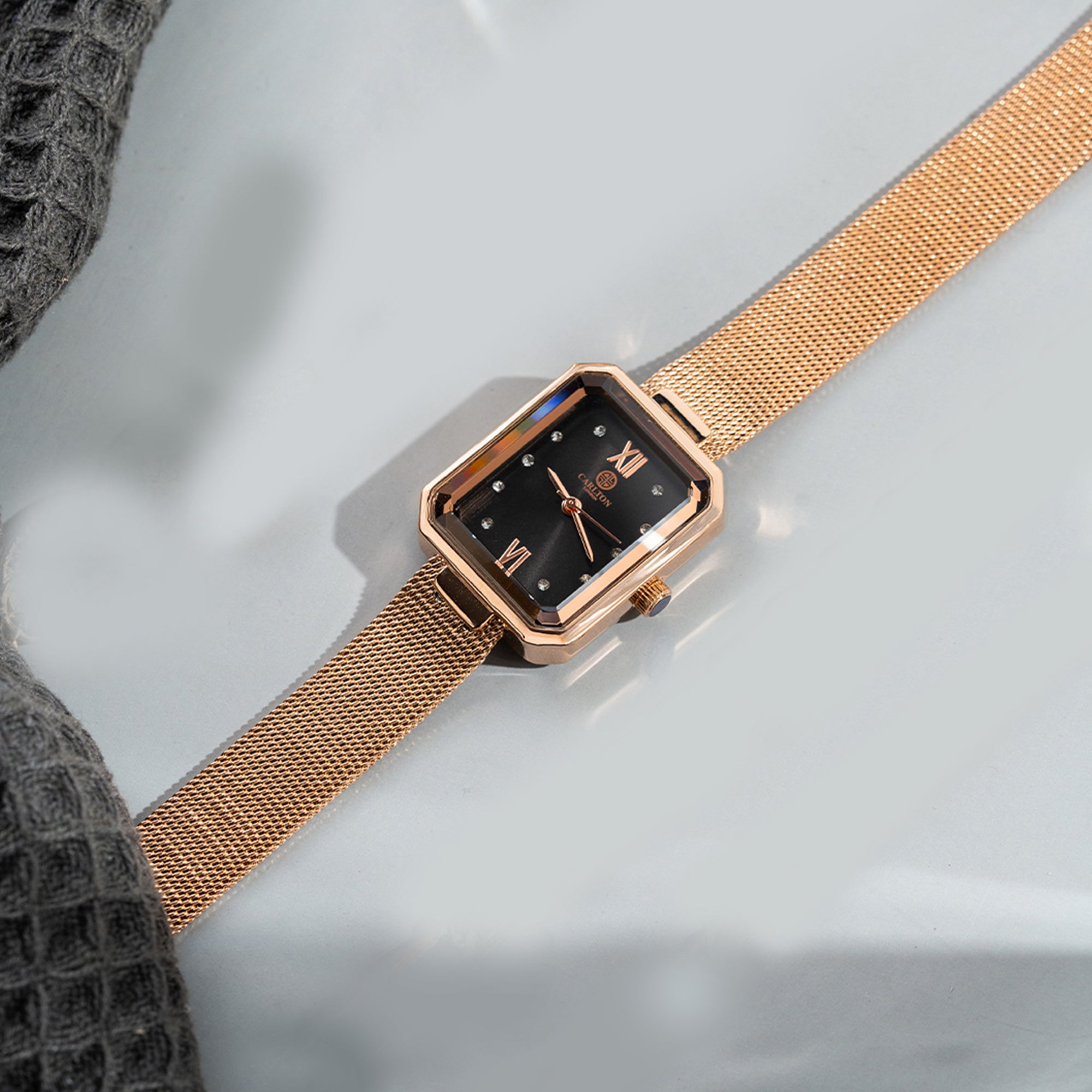Brixton: Women's Gold/Black Analog Watch - CLRGMBLK