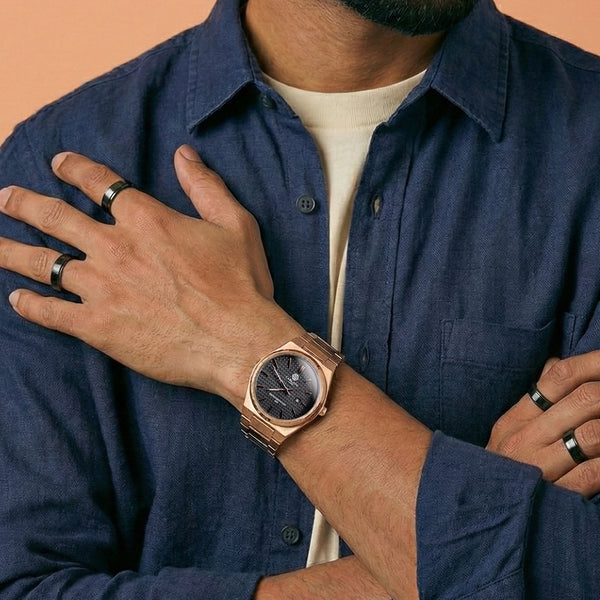 Alfred Men Brown / Copper Brown Analog Watch - CLMWT-03