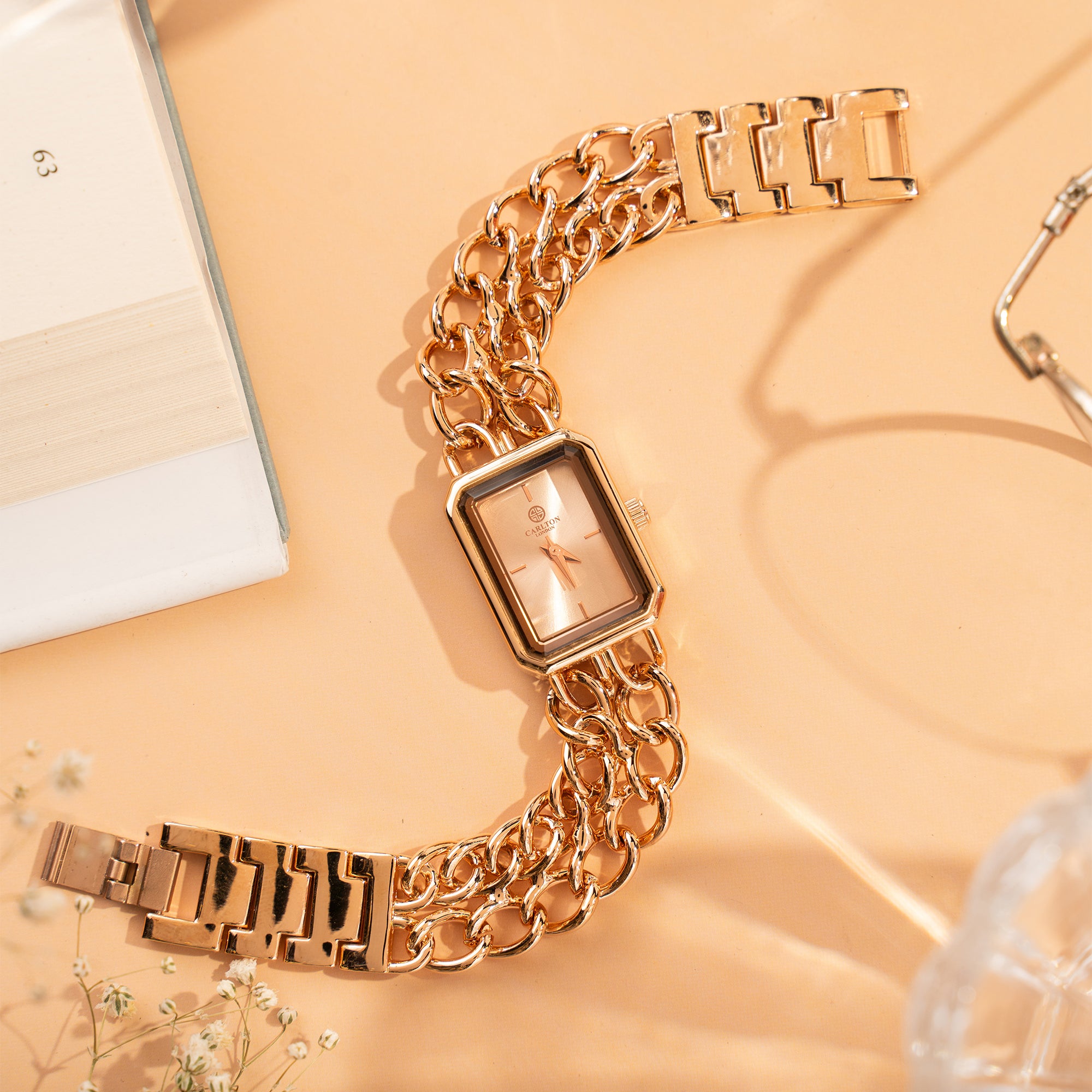 Victoria: Women's Rose Gold Analog Watch - CLRGCGLD