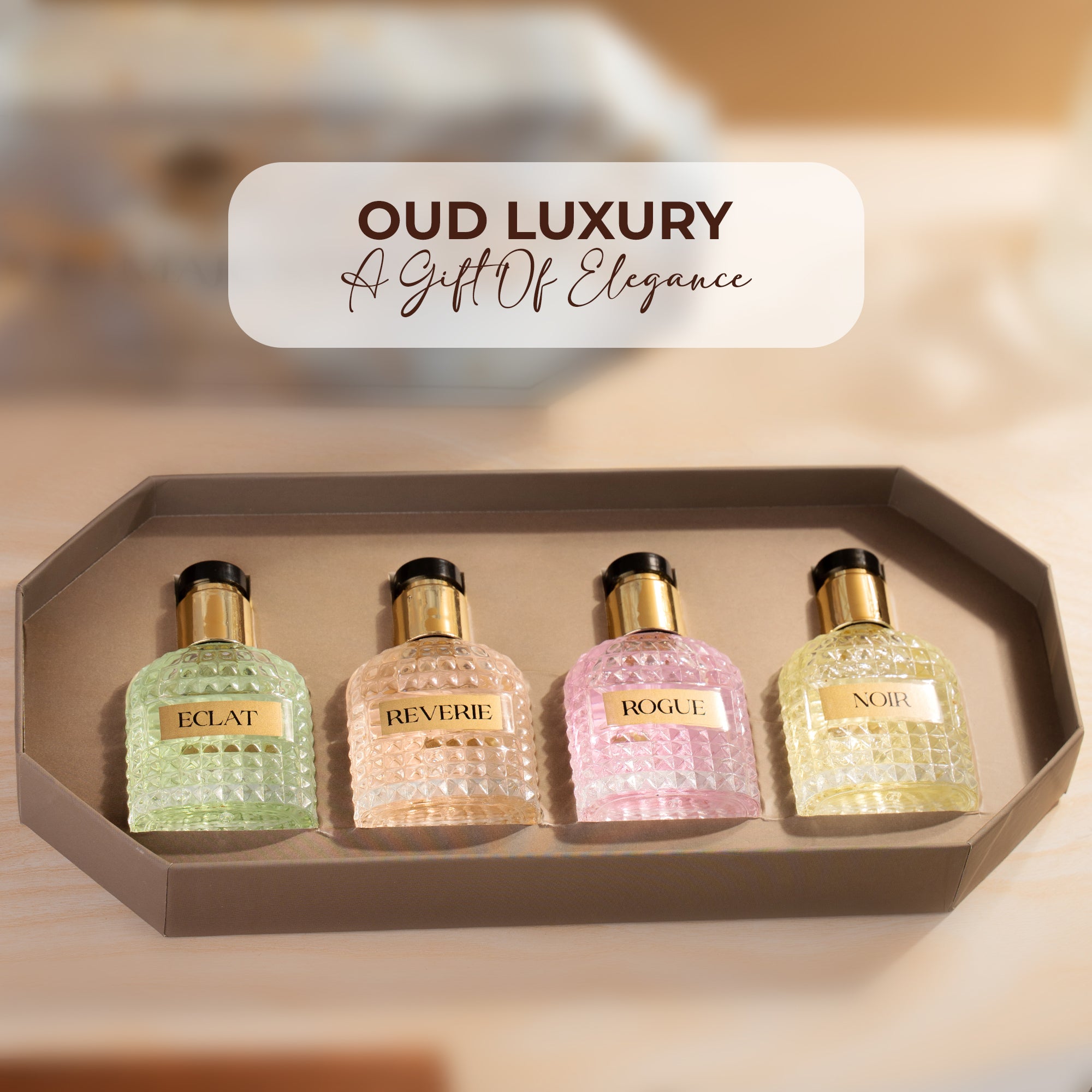 OUD MAJESTIC LUXURY PERFUME WOMEN GIFT SET 4 - 30ML EACH