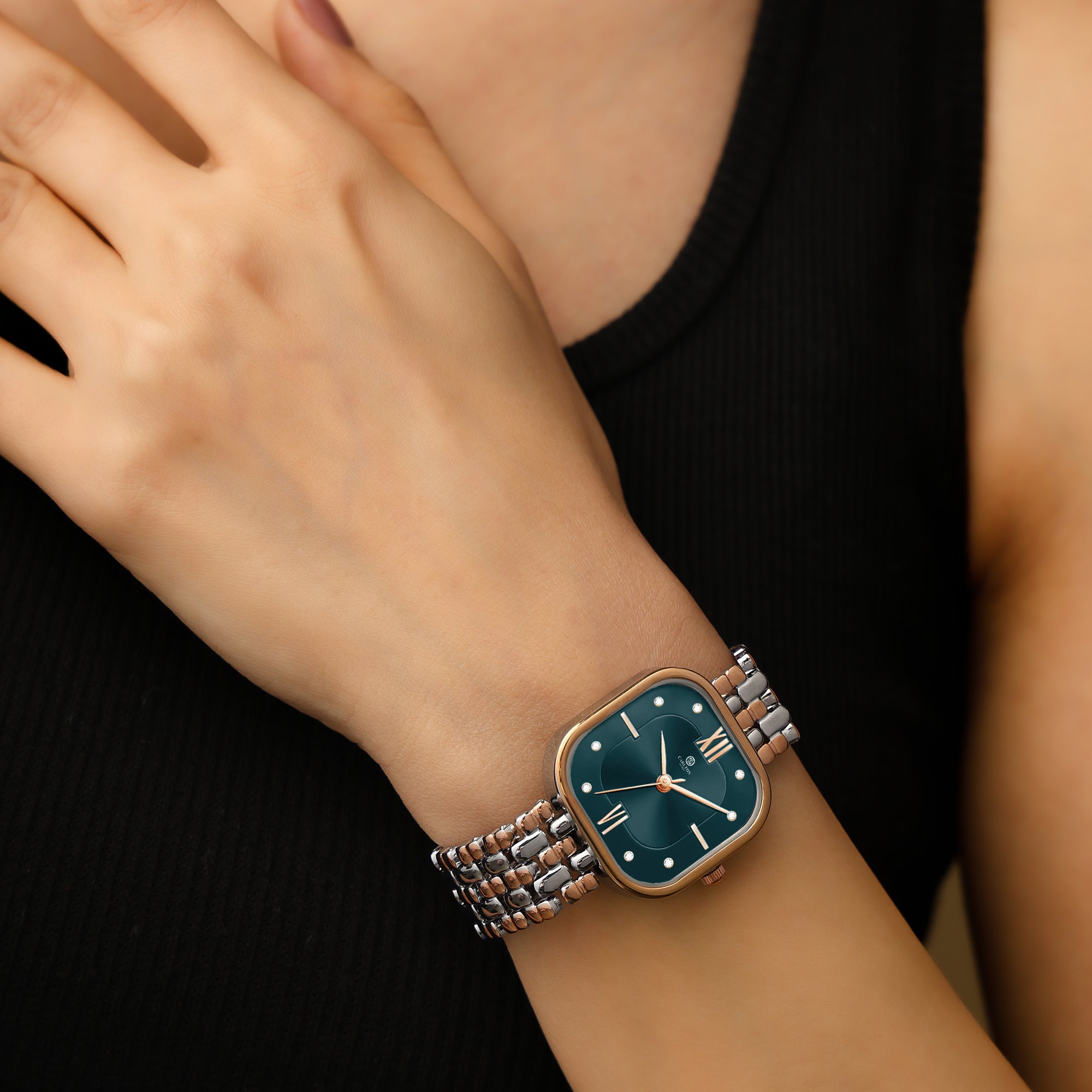 Chelsea: Women Turquoise Dial Stainless Steel  Watch - CHELTRQ-A2