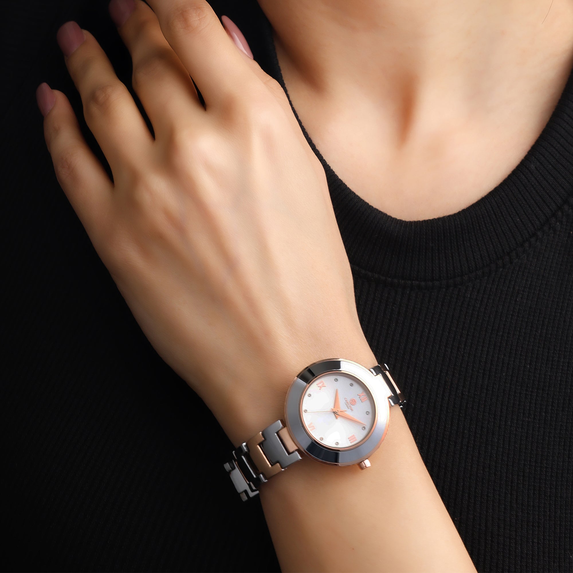 Carlton London Women Juliette Silver Analog Watch - CLW-JT-WHT