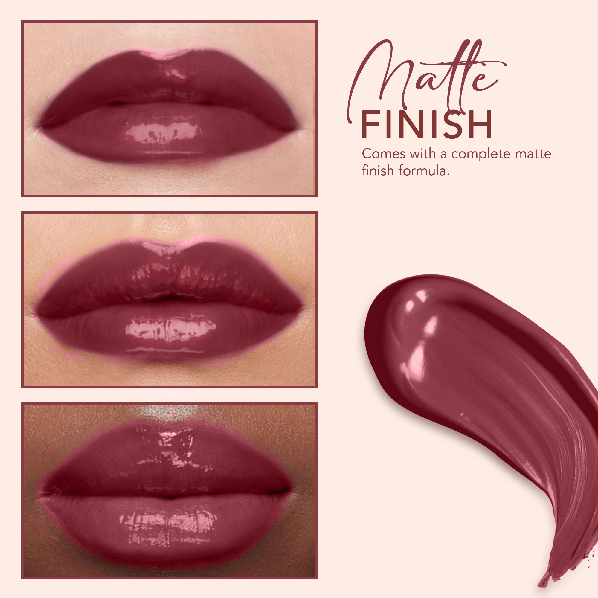 Liquid Matte Chuffed Kiss Taupe Mauve Lipstick