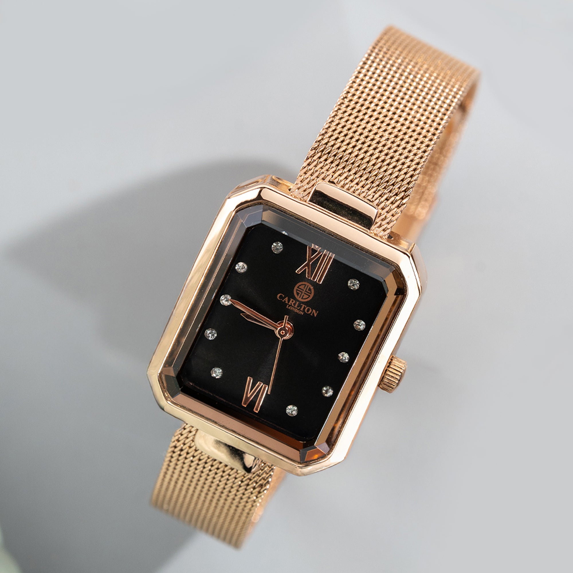 Brixton: Women's Gold/Black Analog Watch - CLRGMBLK