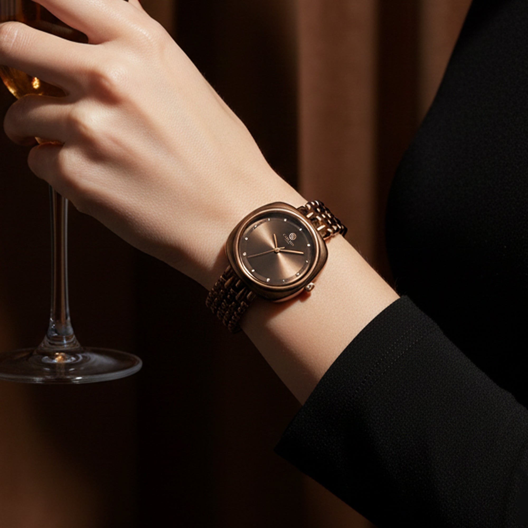 Carlton London Women Celeste Dark Brown Analog Watch - CLW-CT-66