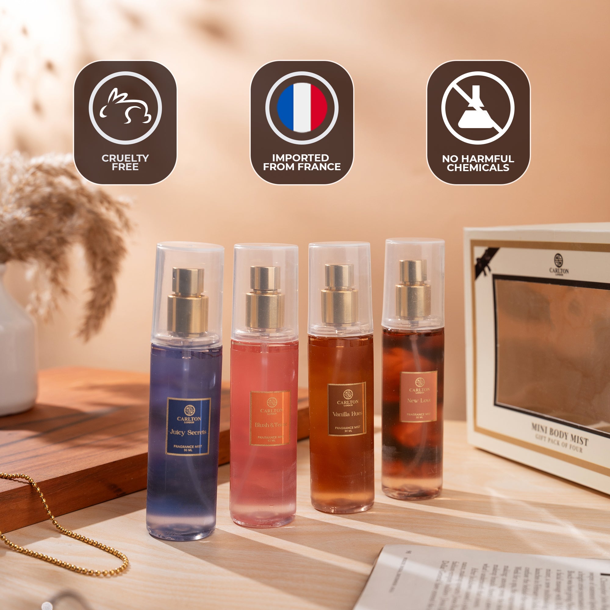 Mini Body Mist - Pack of 4 - CLPLG052