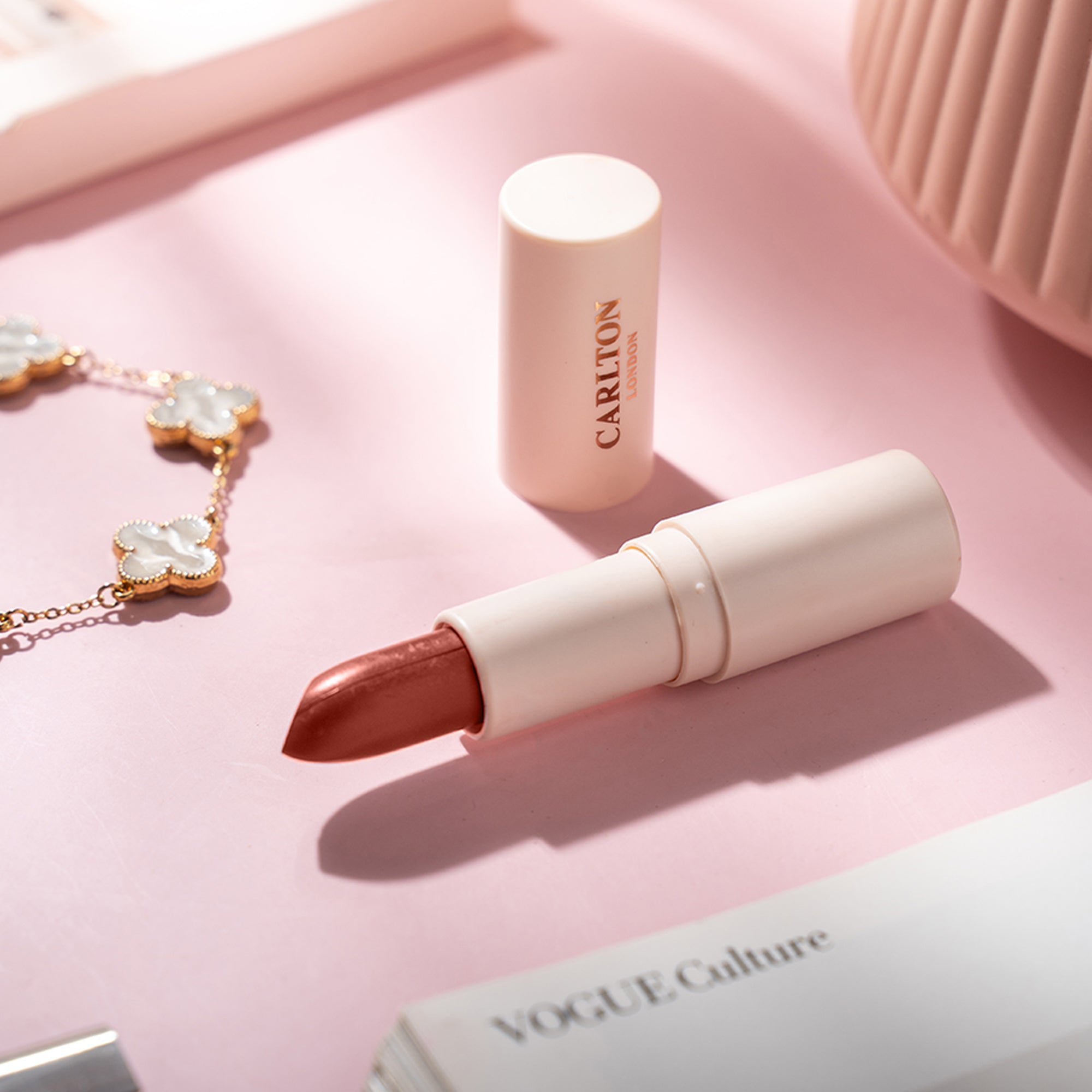 Velvet Satin Bullet Lipstick (Mimosa)