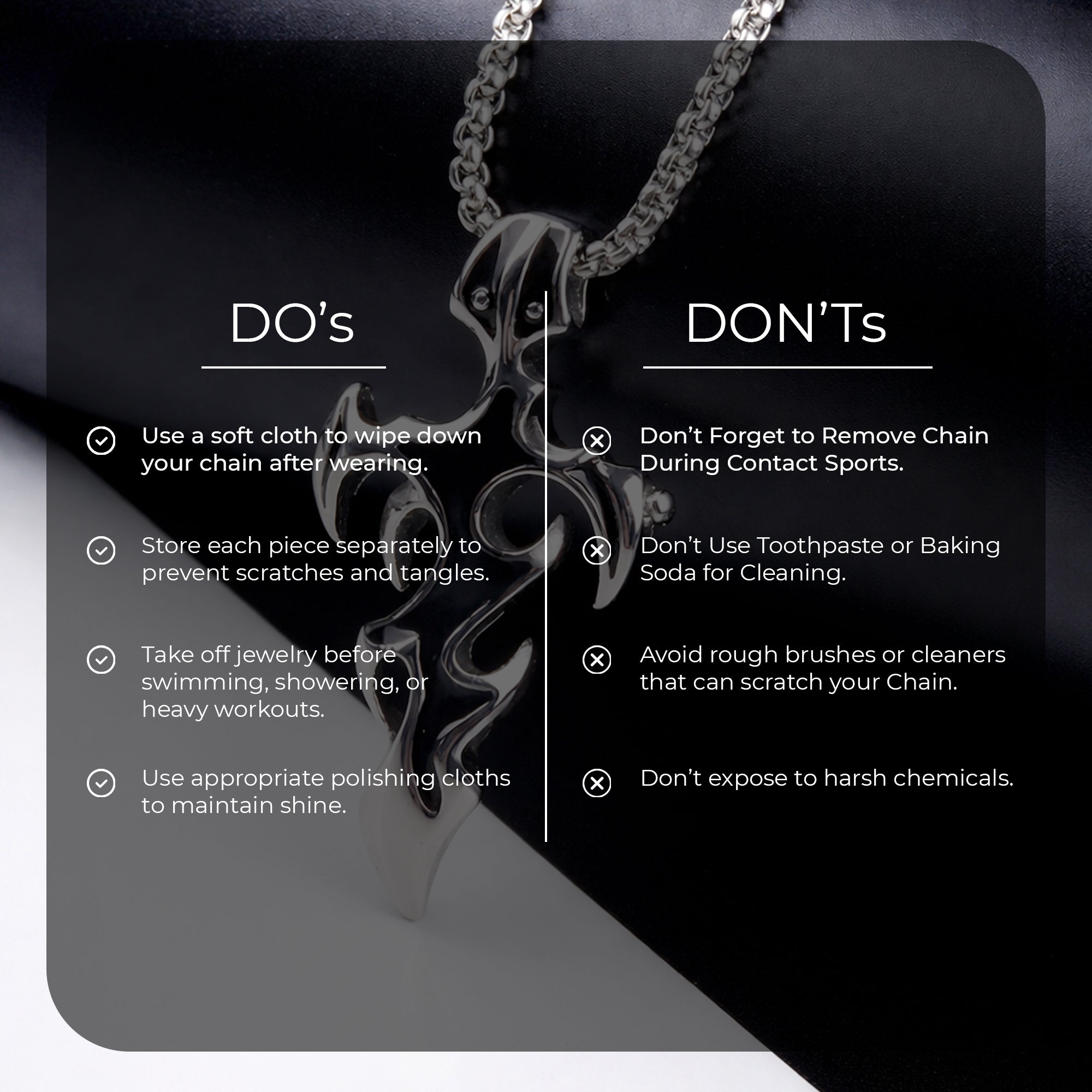 Carlton London Men's Rugged Black Stainless Steel Pendant Locket Necklace CLJW-45