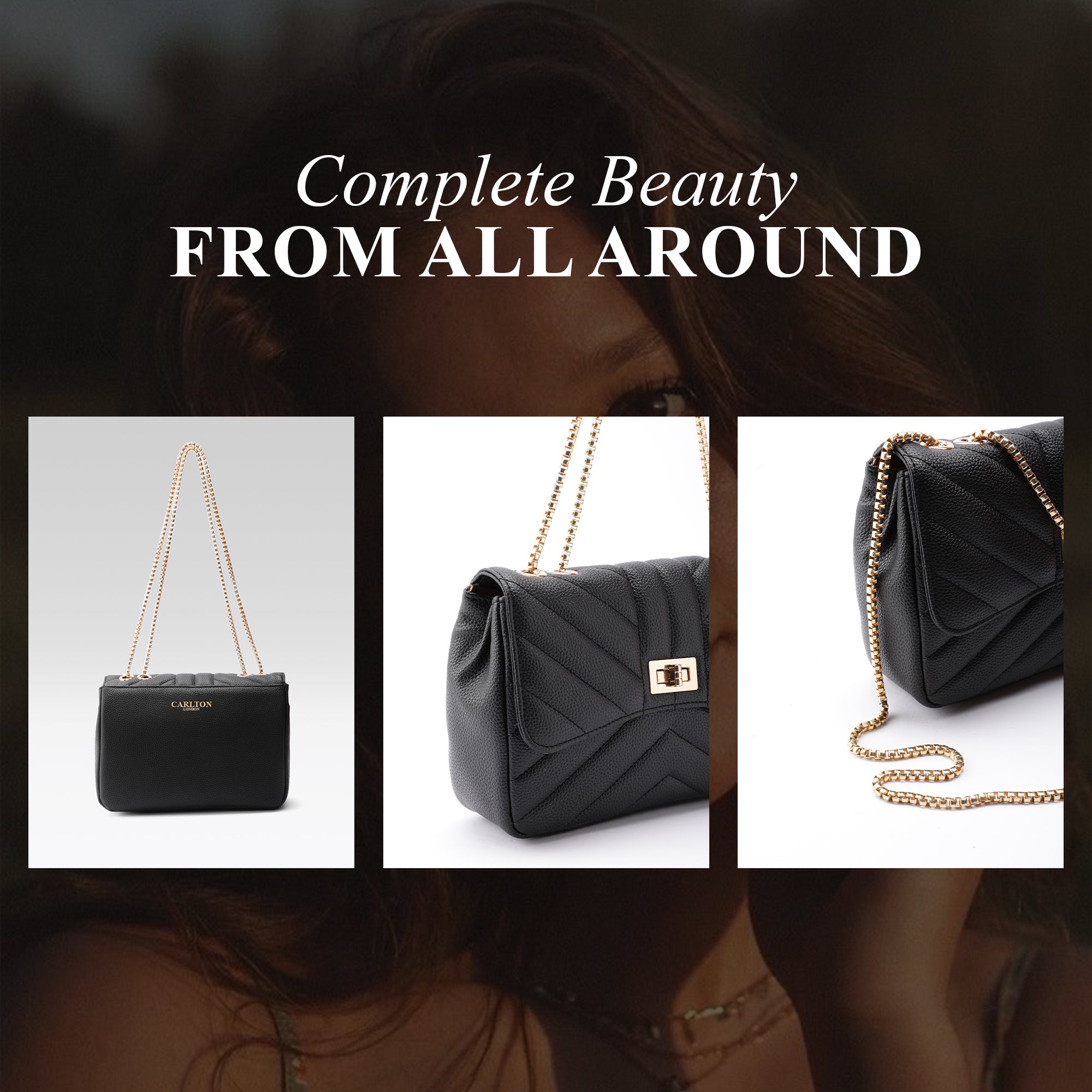 Carlton London Petronilla Textured Sling Bag