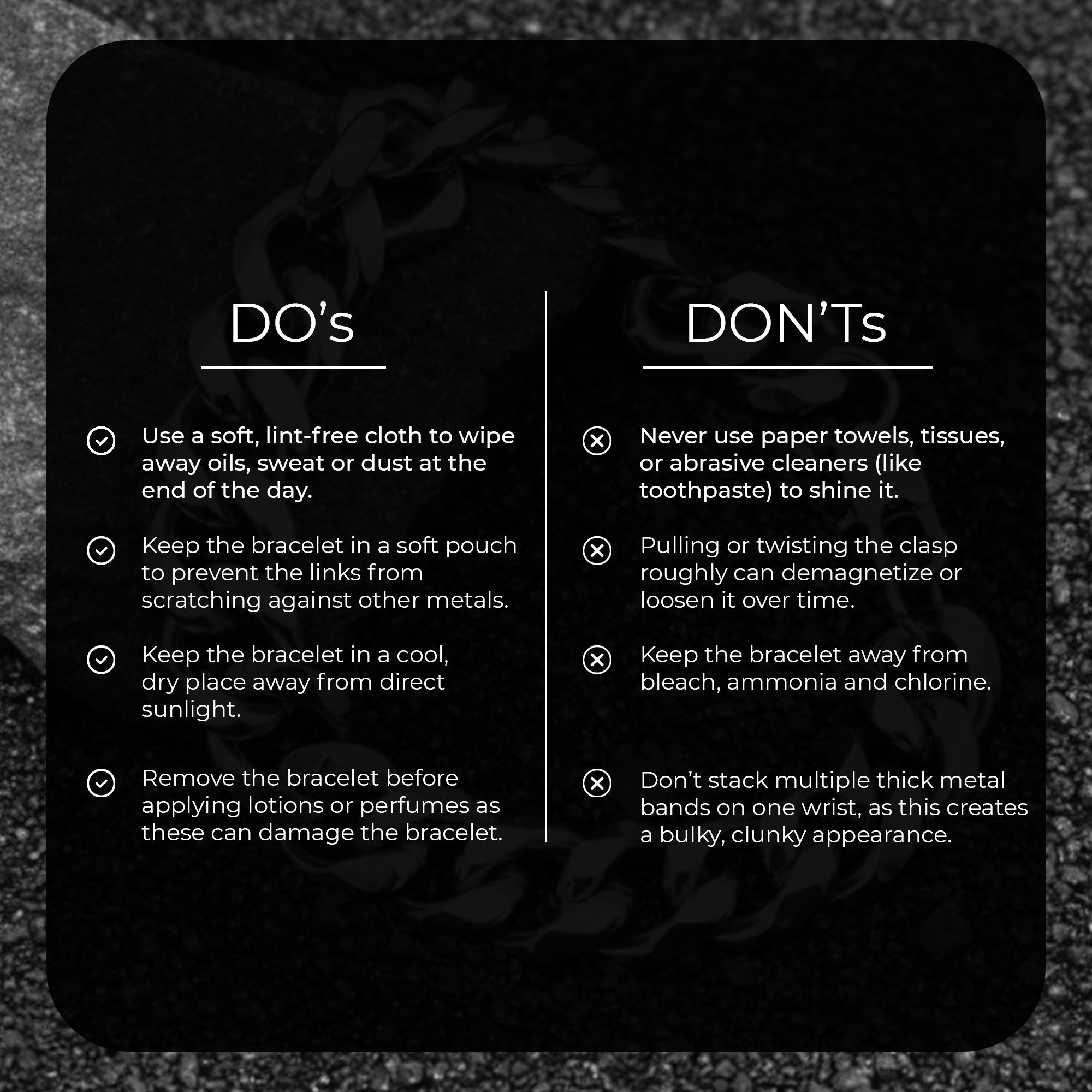 Carlton London Men's Stainless Steel Link Bracelet CLJW-43