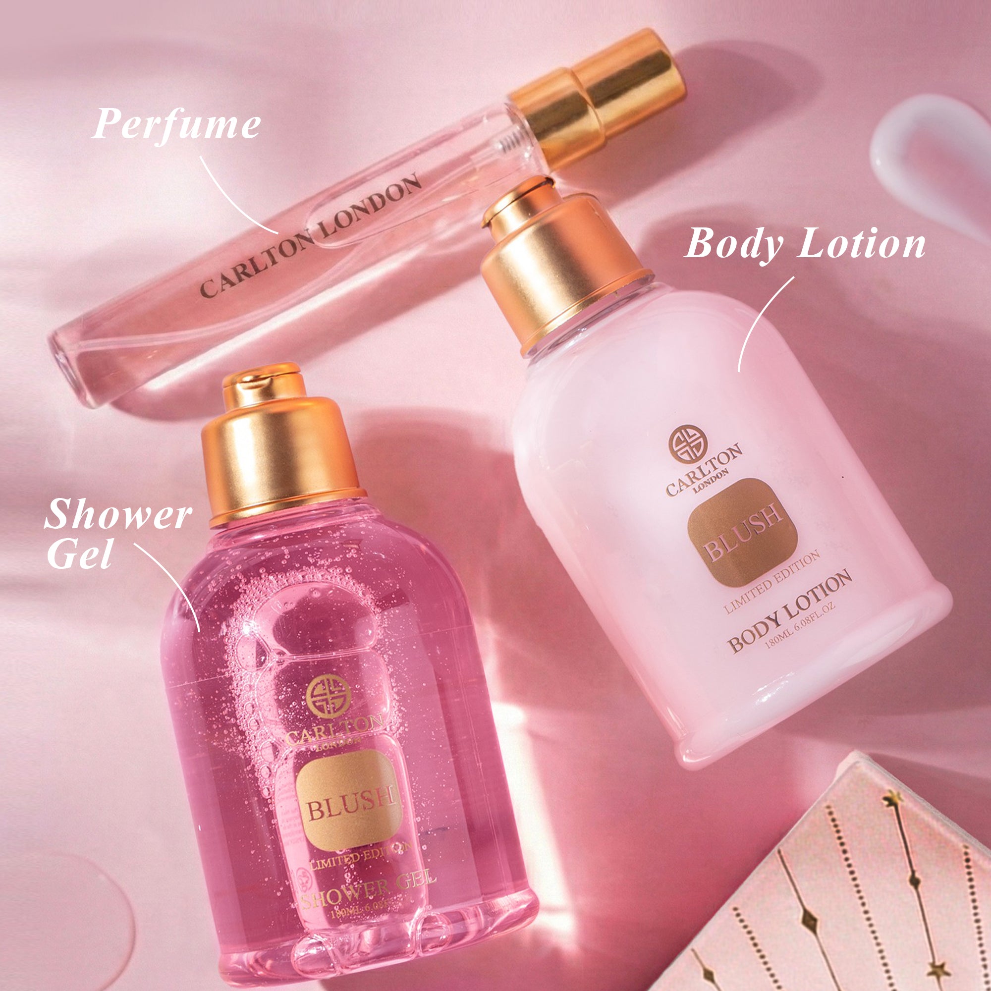 Carlton London Blush Affair Gift Set - Pack of 3