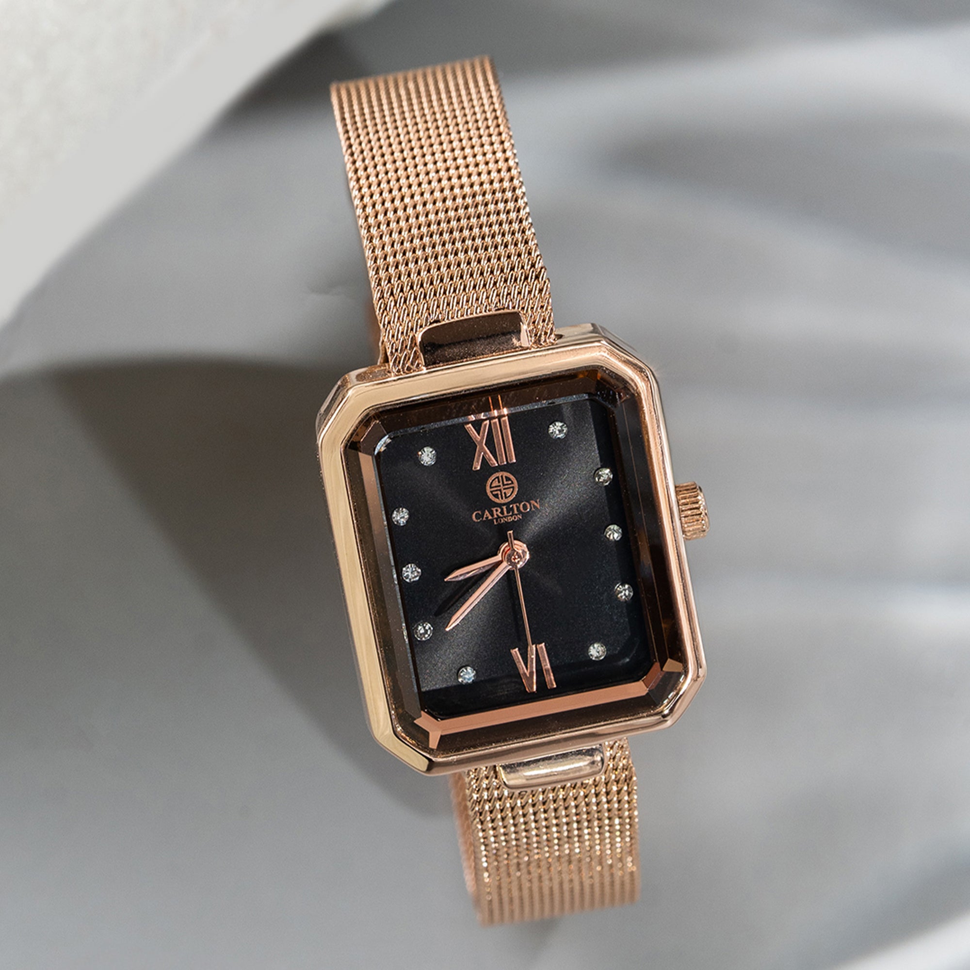 Brixton: Women's Gold/Black Analog Watch - CLRGMBLK