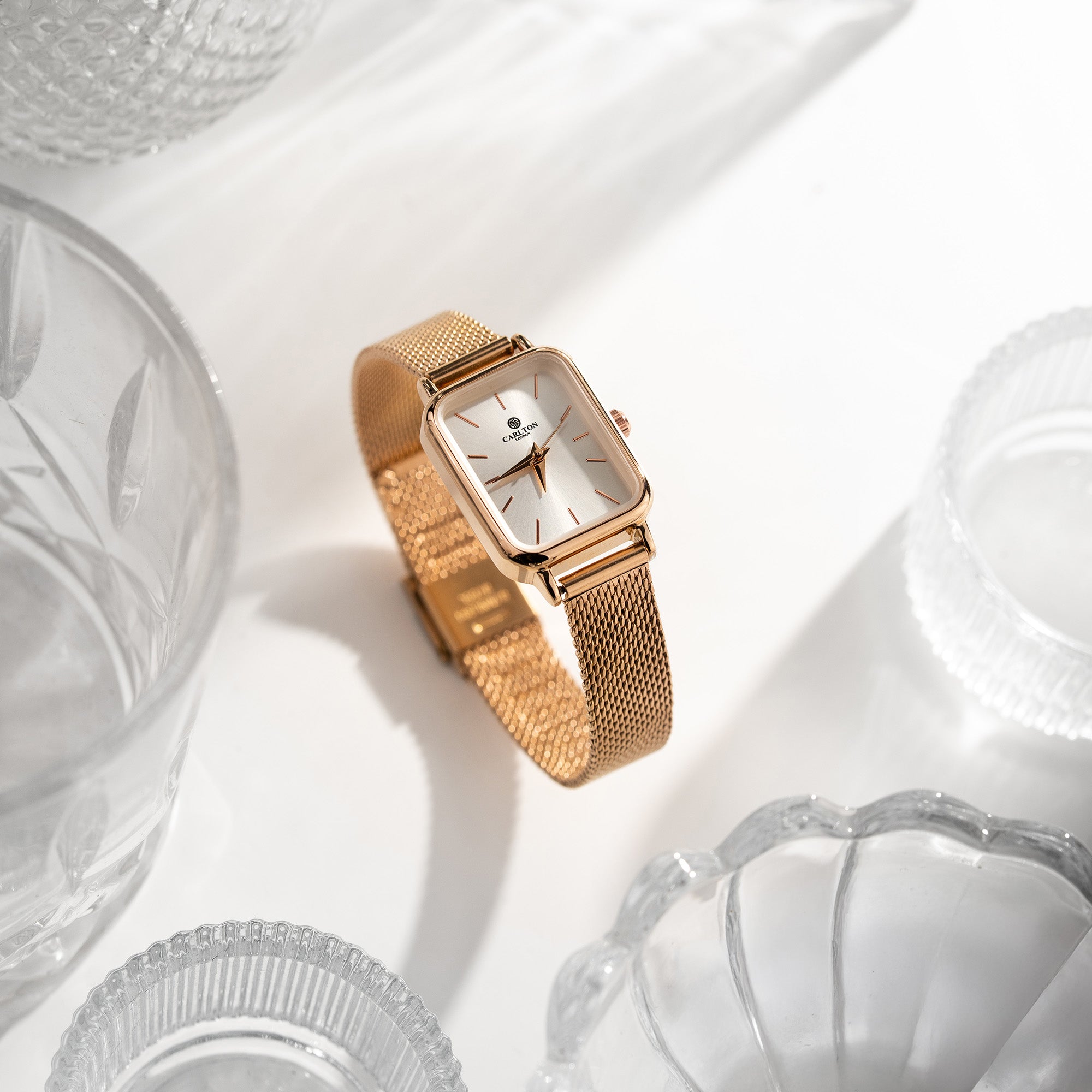 Diana Women White/Rose Gold Analog Watch - CLDWMS-05