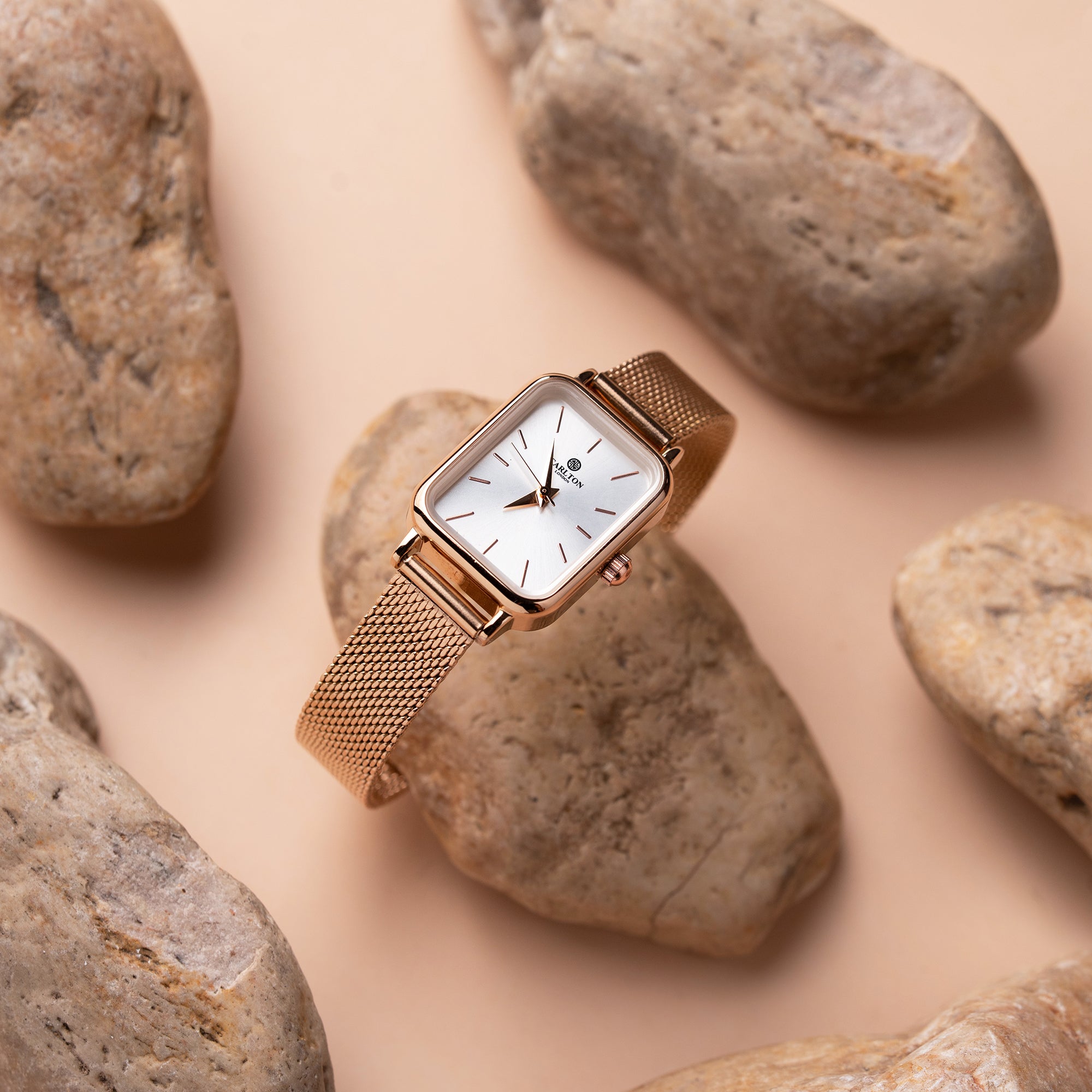 Diana Women White/Rose Gold Analog Watch - CLDWMS-05