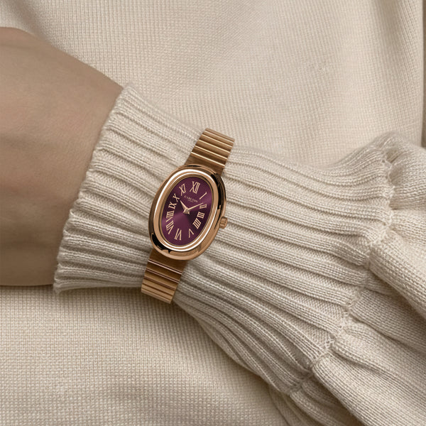 Carlton London Women Daphne Burgundy Analog Watch CL-DA-BRG