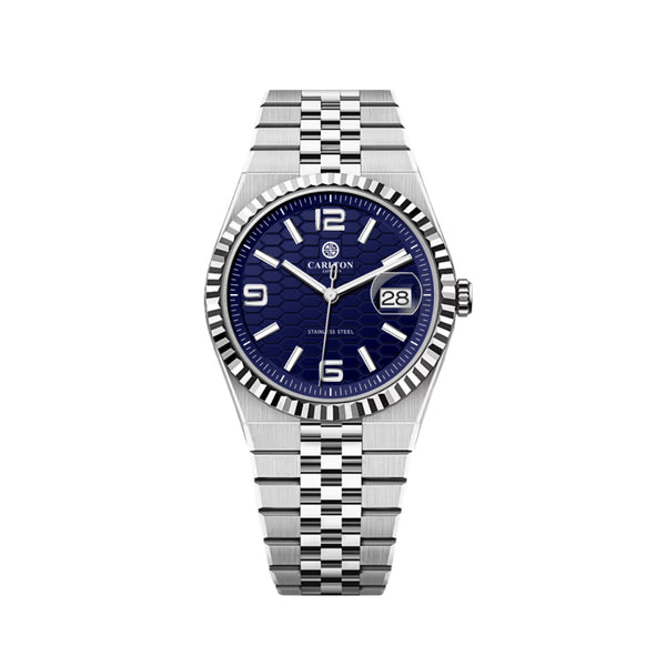 Carlton London Men Rover Blue/ Silver Analog Watch CL-ROVER-BLU