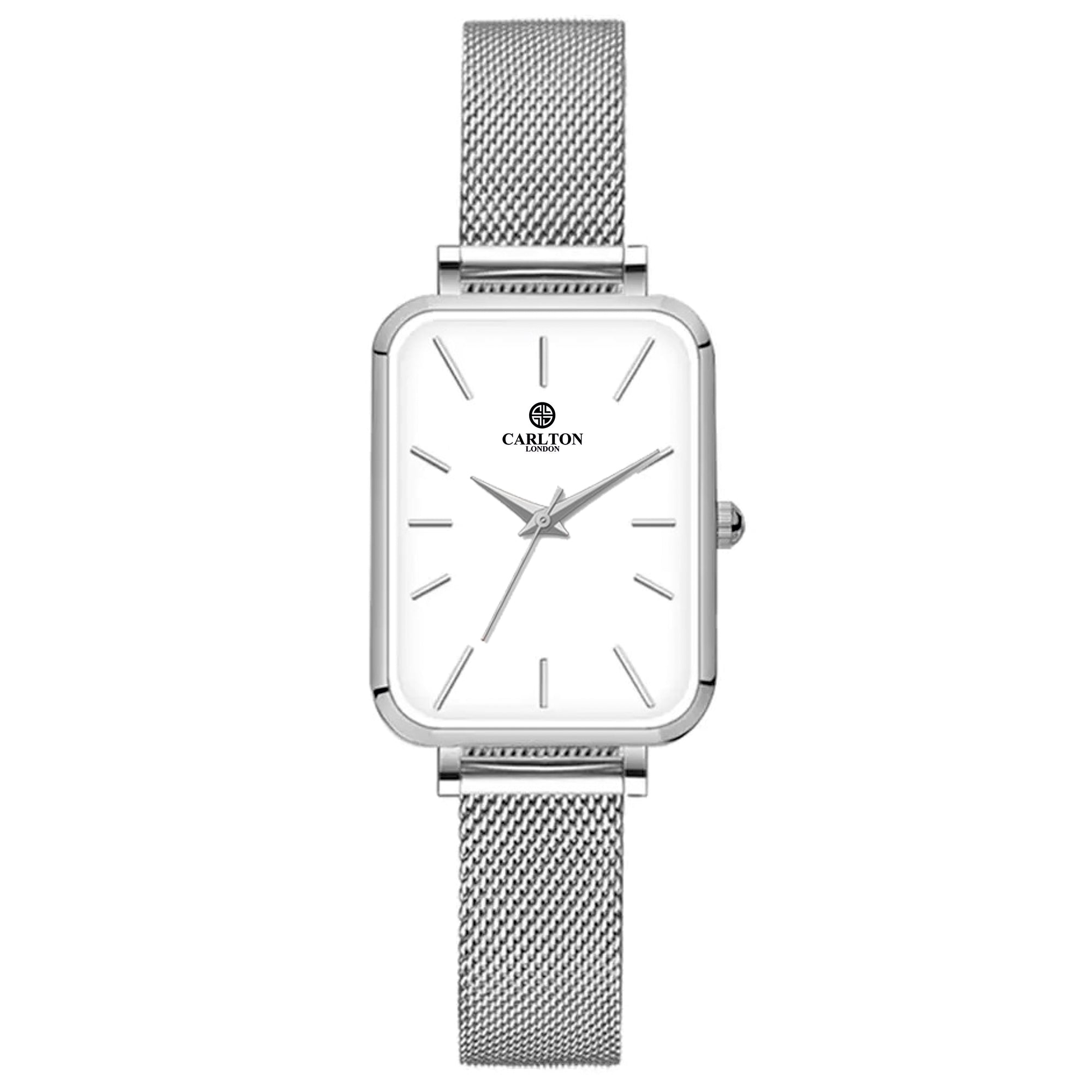 Carlton London Diana White Women Analog Watch