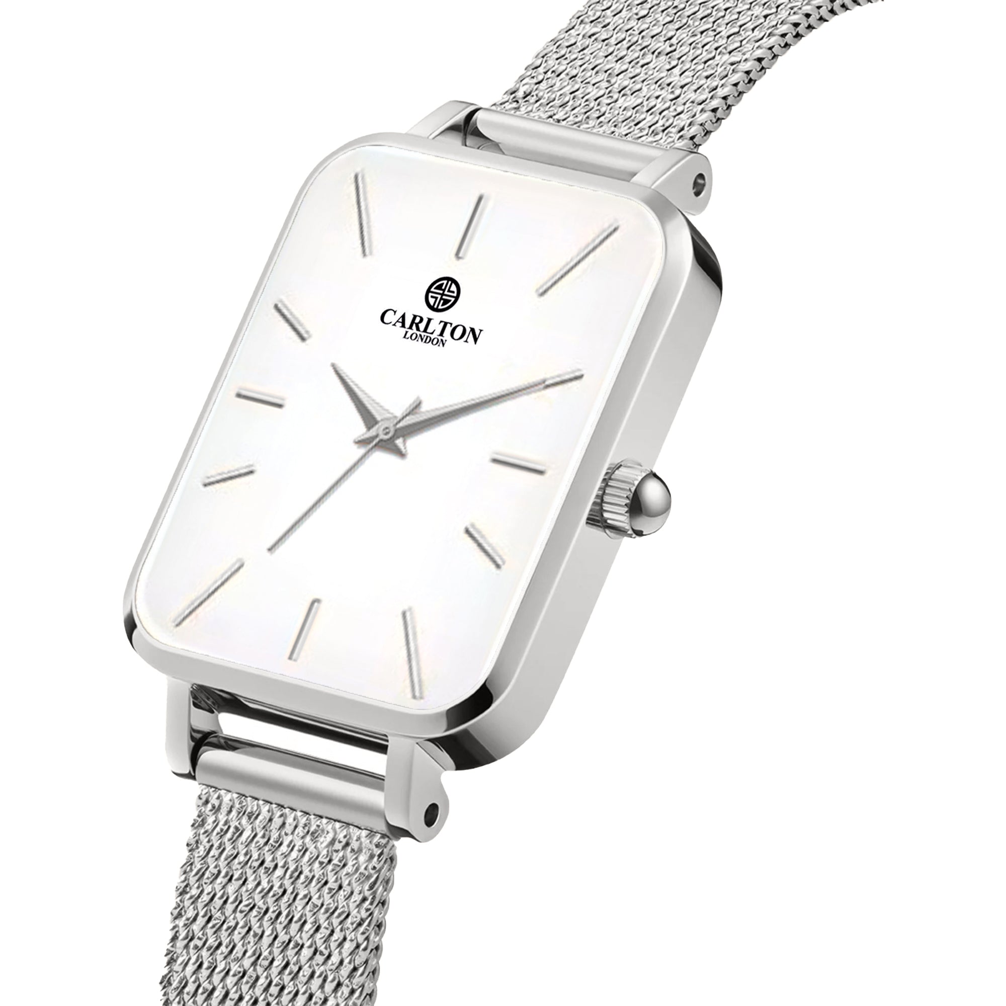 Carlton London Diana White Women Analog Watch