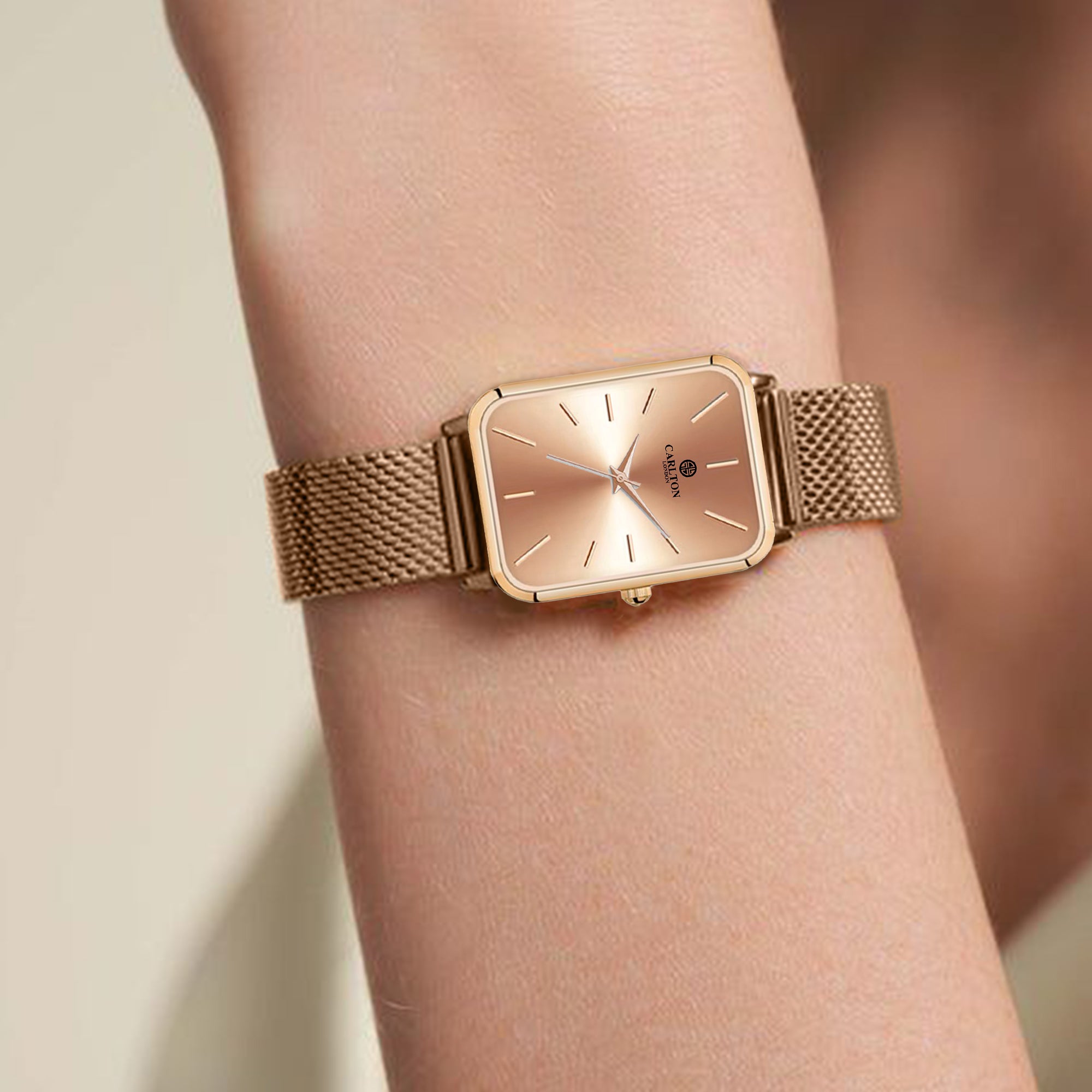 Diana Women Rose Gold Analog Watch