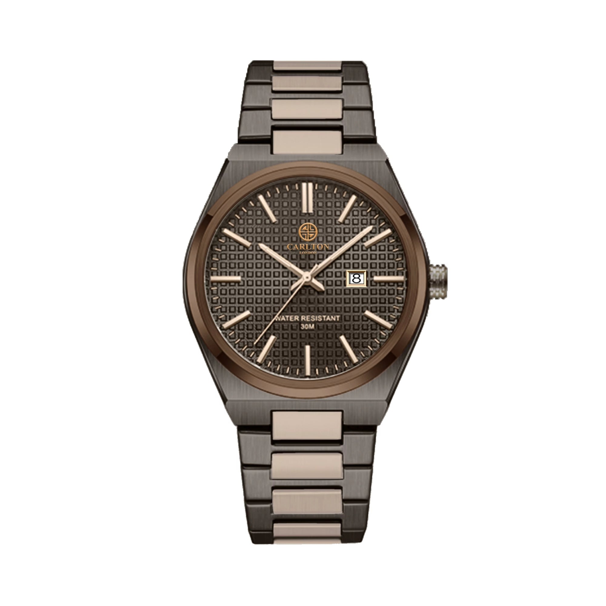 Alfred Men Brown Analog Watch