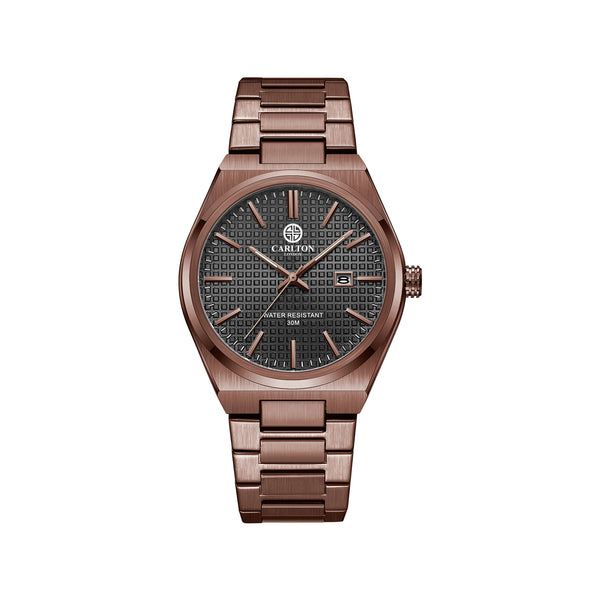 Alfred Men Brown / Cooper Brown Analog Watch - CLMWT-03