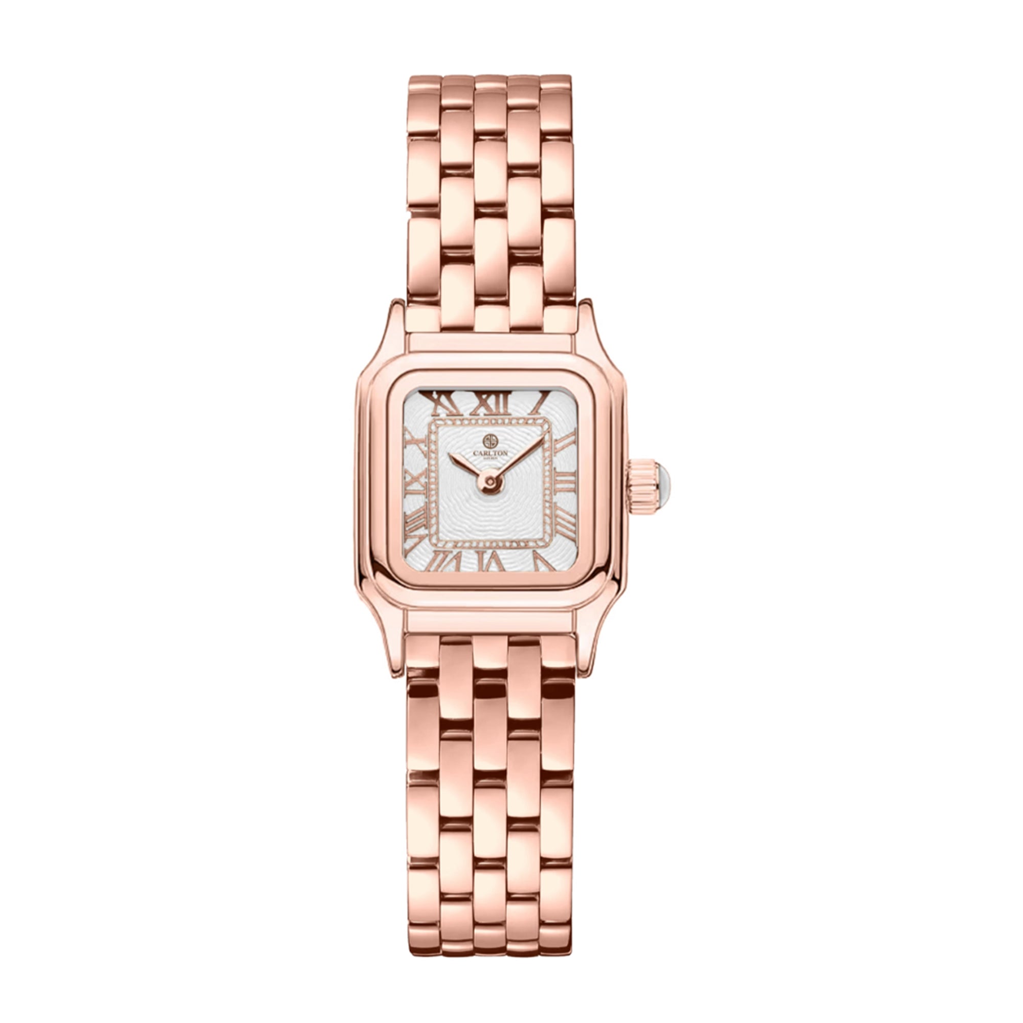 Chloe White / Rose Gold Women Analog Watch