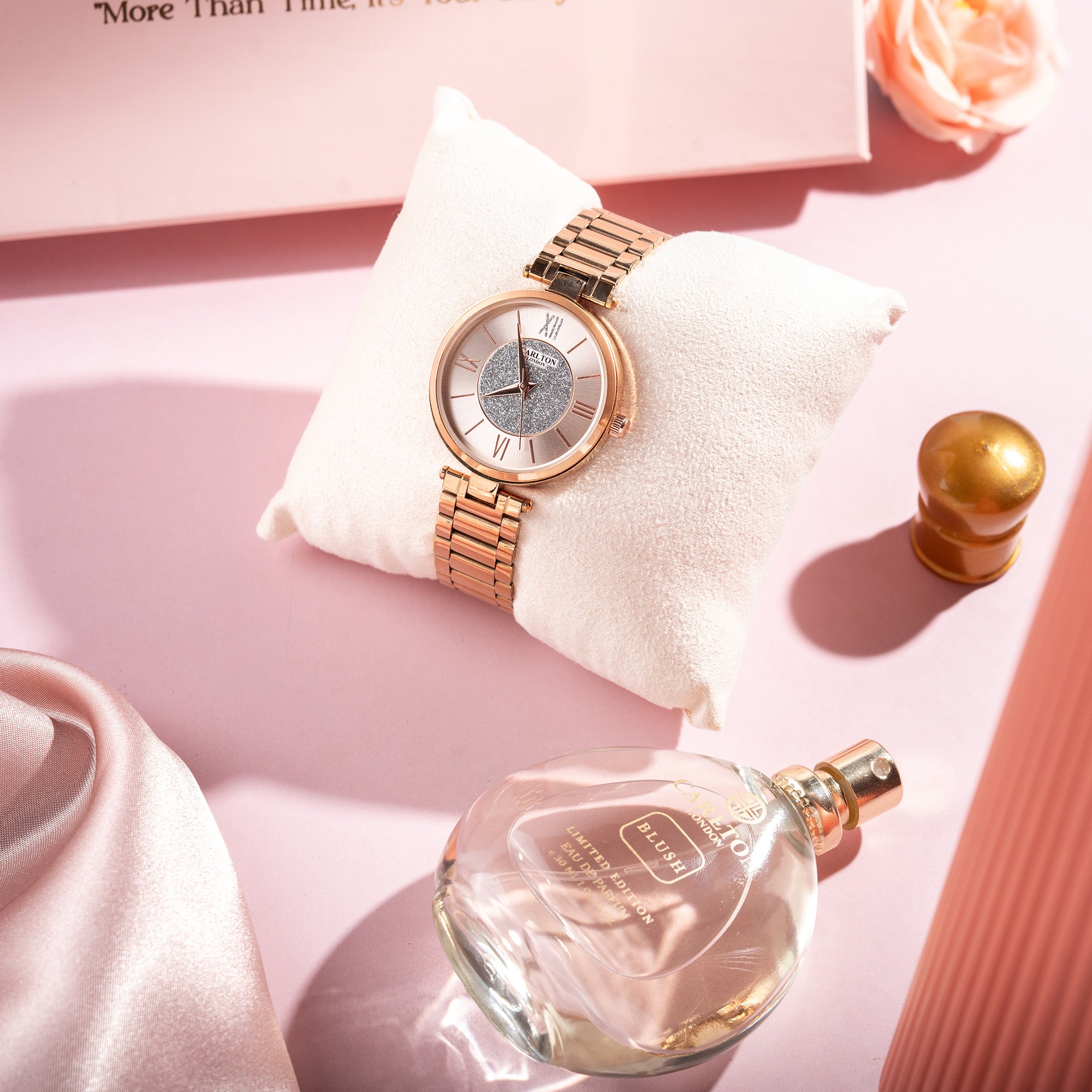 Women Gift Set | Sabrina Watch + Blush Perfume - CLPLG042