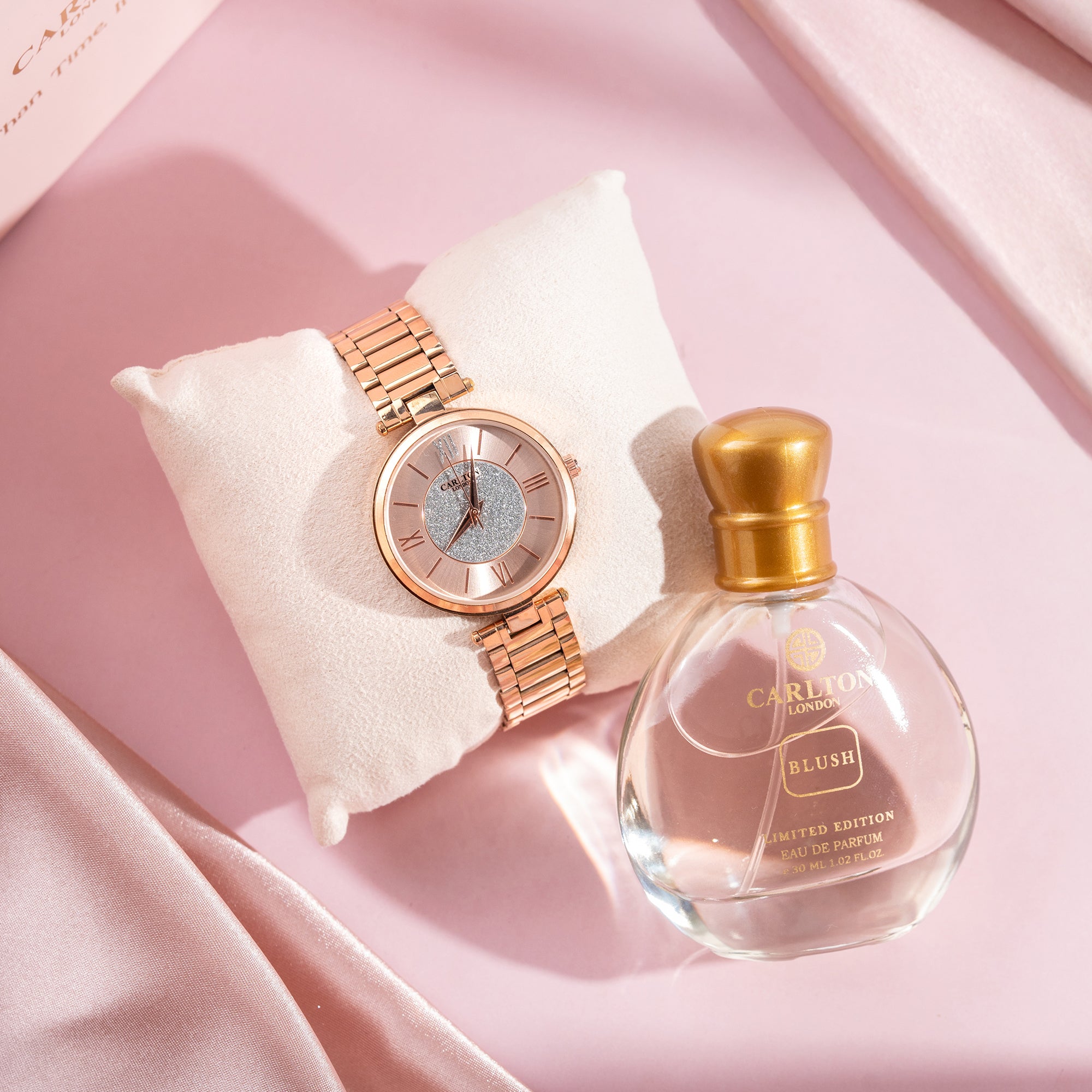 Women Gift Set | Sabrina Watch + Blush Perfume - CLPLG042