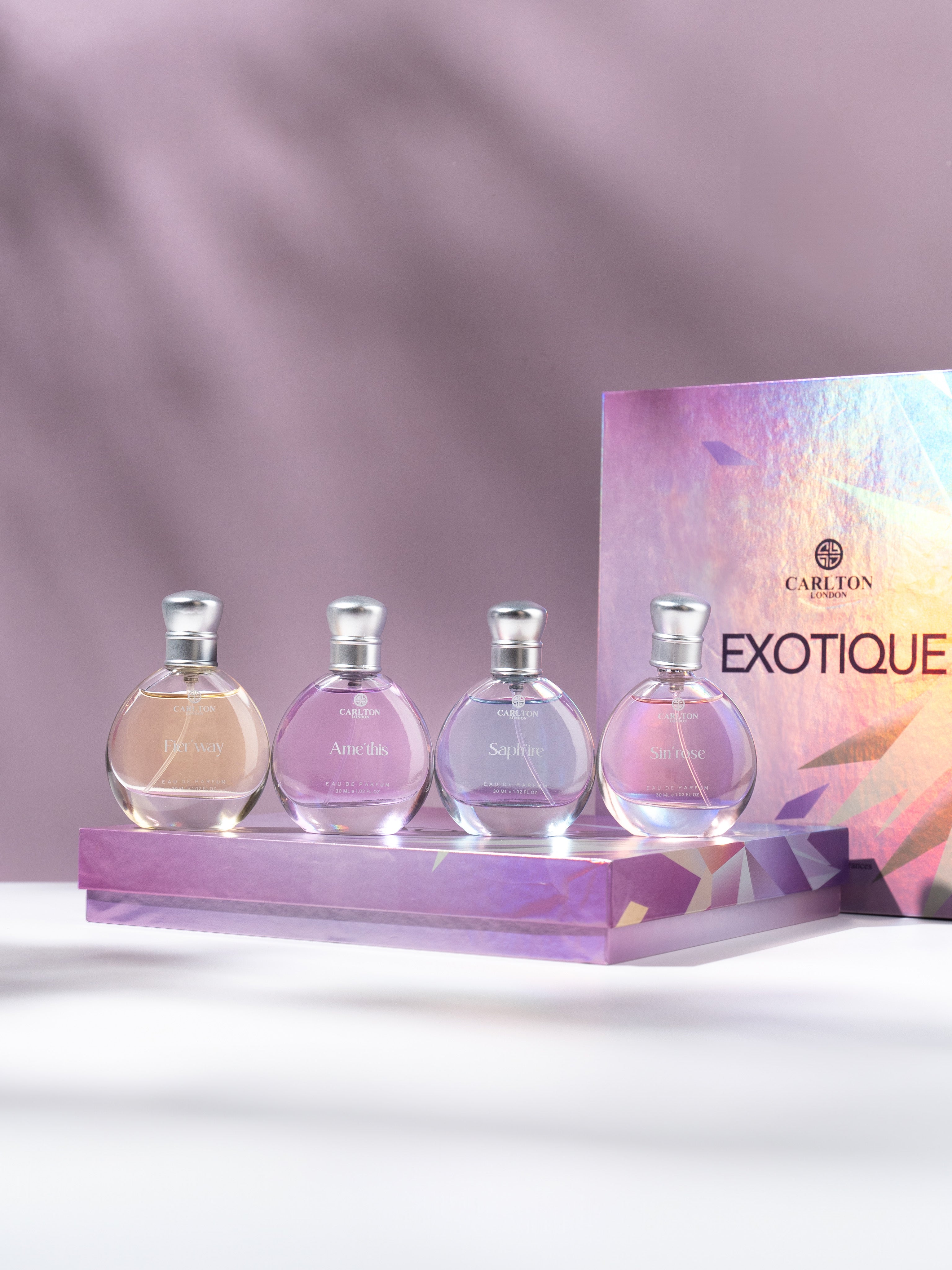 Exotique: Pack of 4 Women's Eau de Parfum - CLPLG016