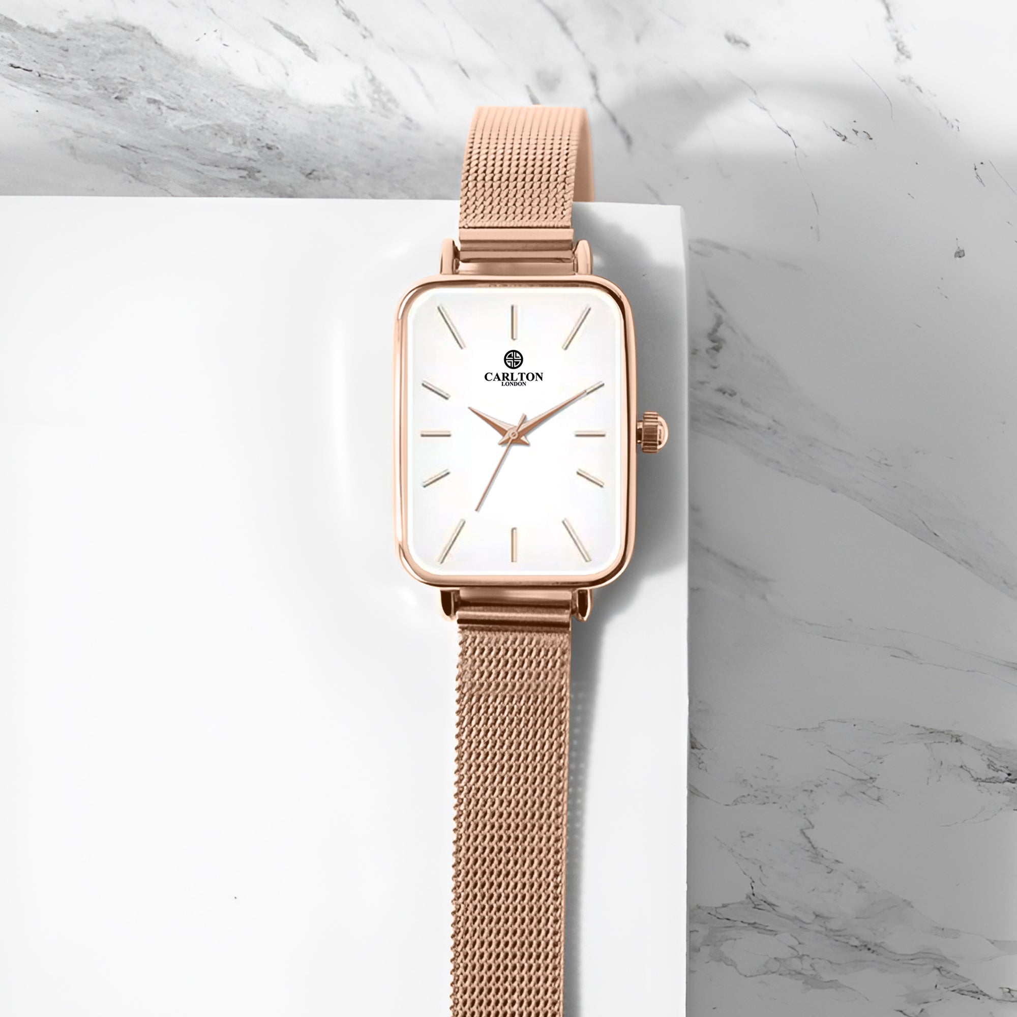Diana Women White/Rose Gold Analog Watch - CLDWMS-05