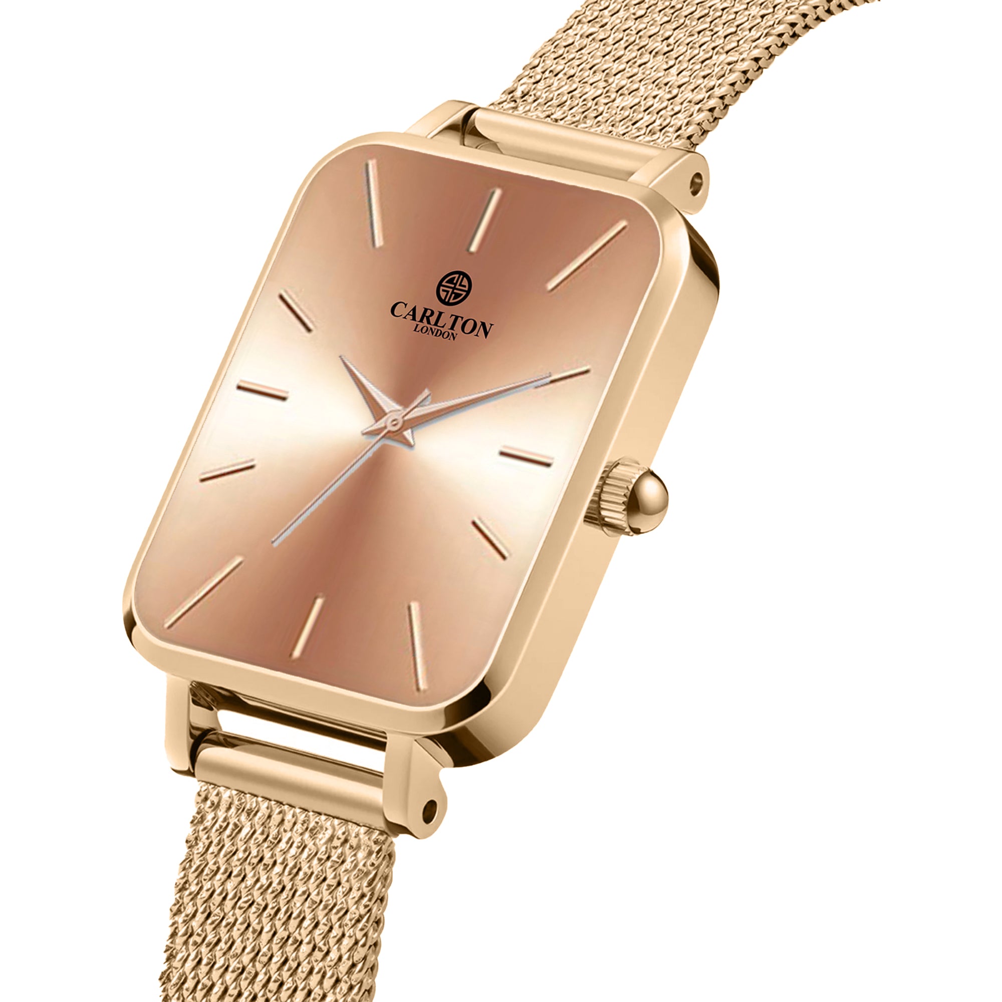 Carlton London Diana Women Rose Gold Analog Watch