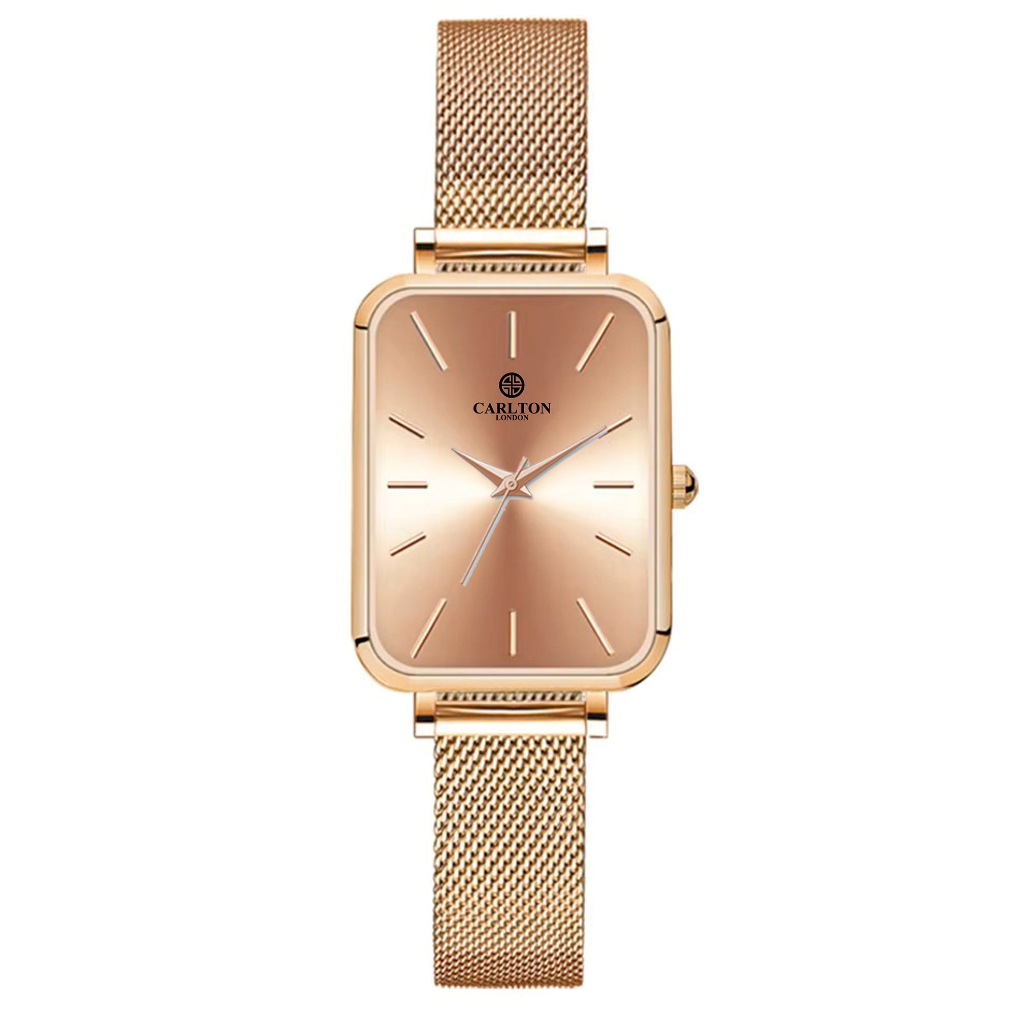 Carlton London Diana Women Rose Gold Analog Watch