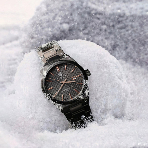 Alfred: Men Black / Dark Grey Analog Watch - CLMWT-01