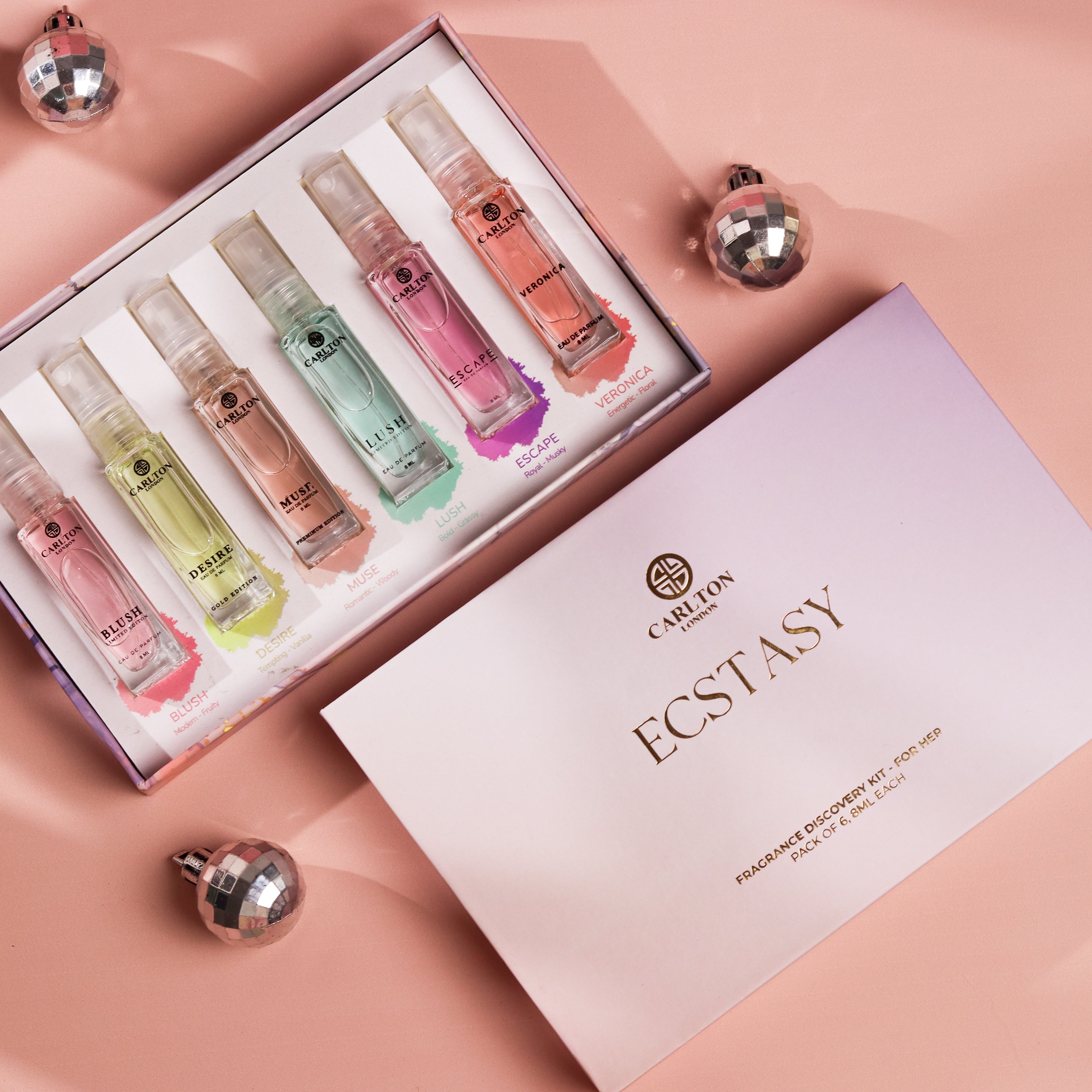 Ecstasy Eau De Parfum Gift Set of 6