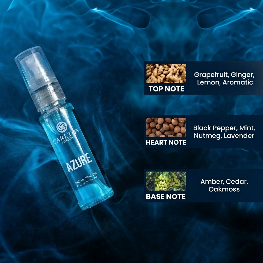 Azure: Men's Eau de Parfum 15ml tester - CL-Azure-15ml