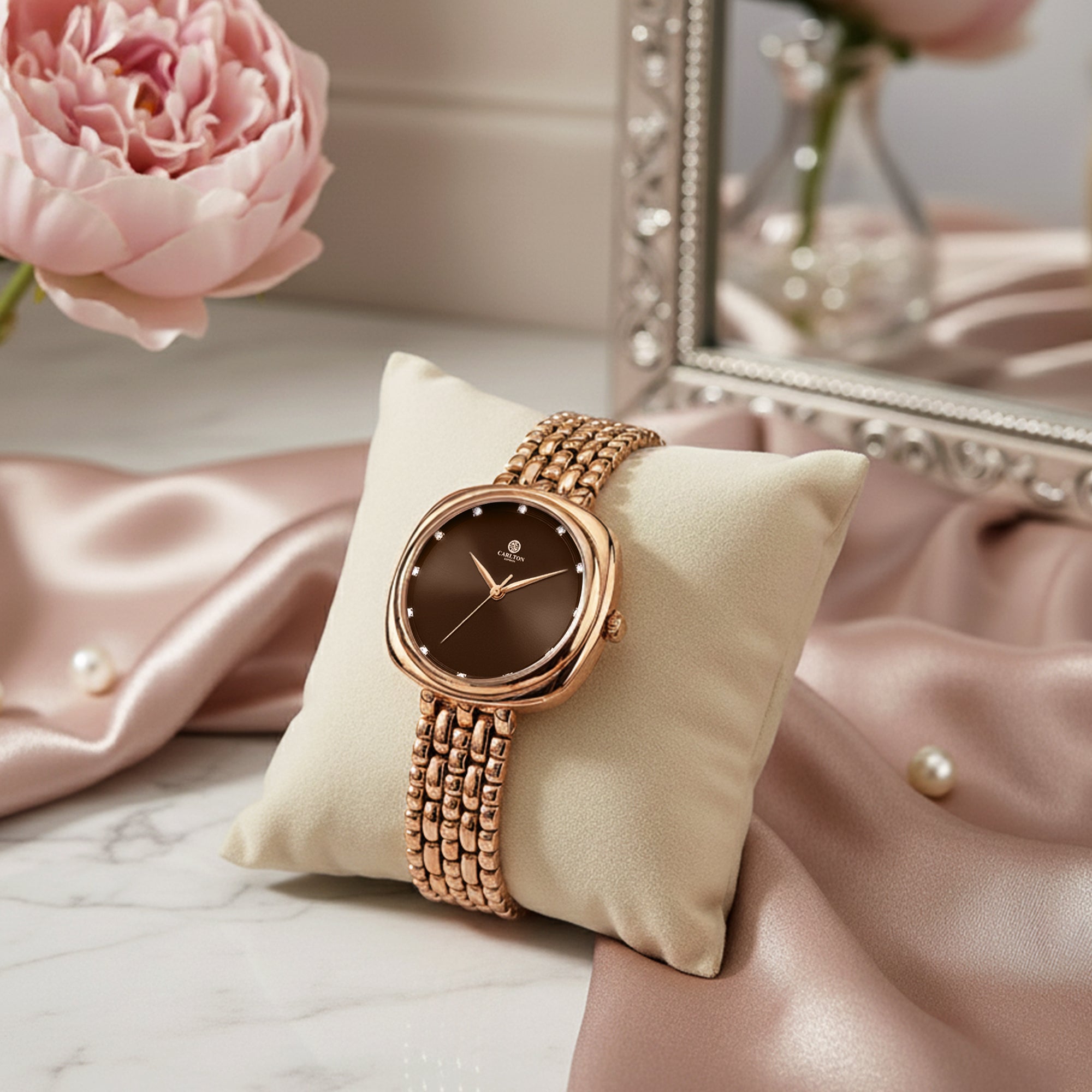 Carlton London Women Celeste Brown Analog Watch - CLW-CT-33