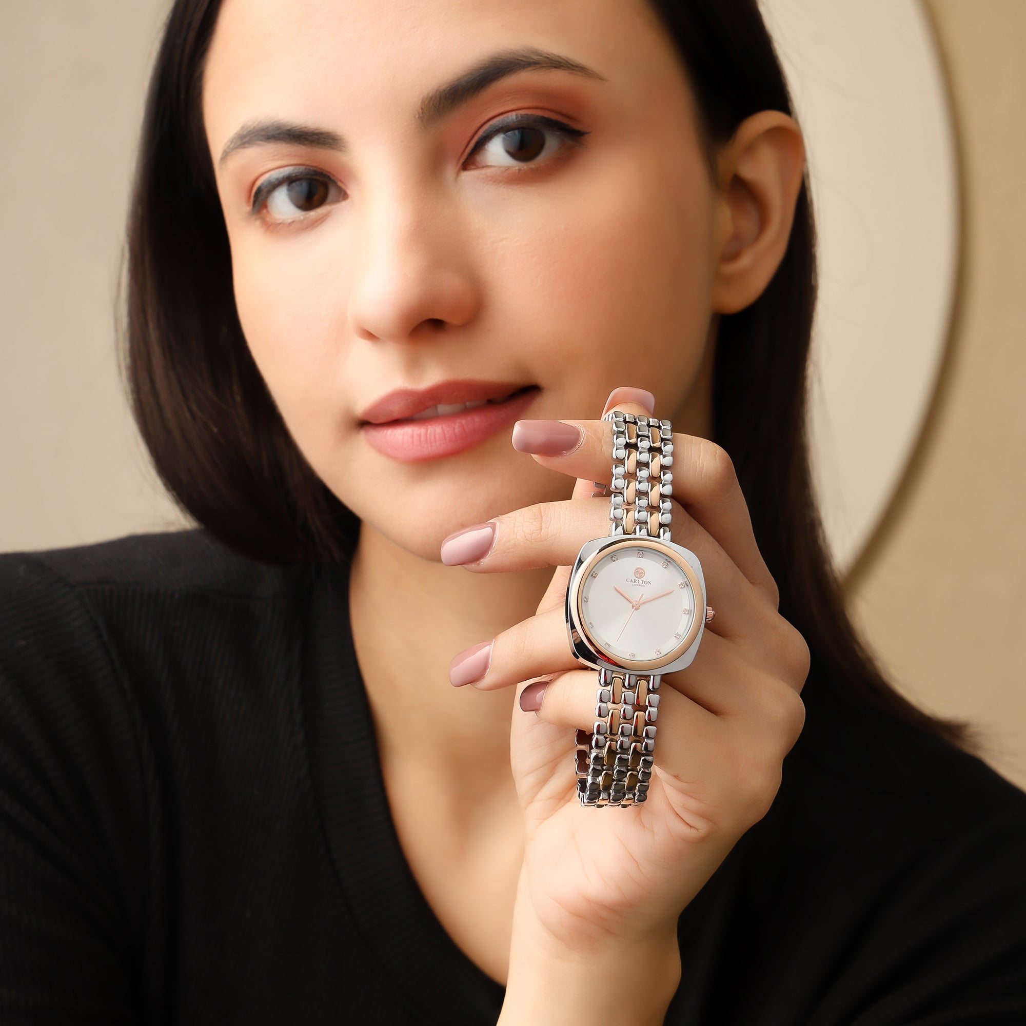 Carlton London Women Celeste Silver Analog Watch - CLW-CT-55