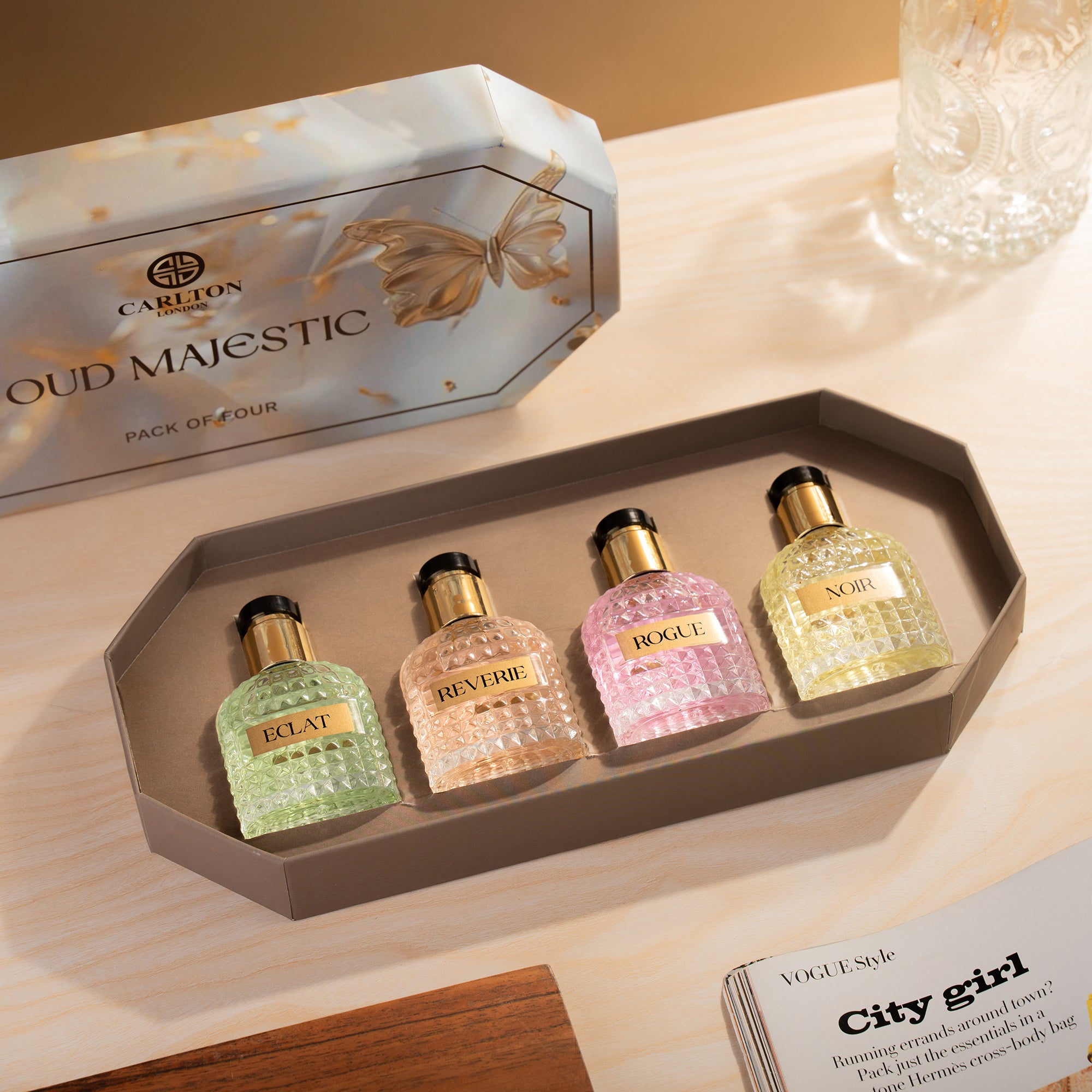 Oud Majestic Luxury Perfume Women Gift (Set of 4 - 30ml Each) - CLPLG094