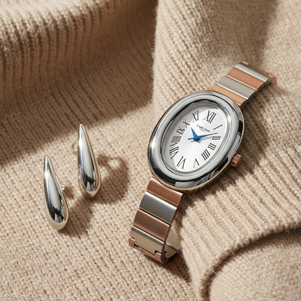 Carlton London Women Daphne Silver Analog Watch CL-DA-SW