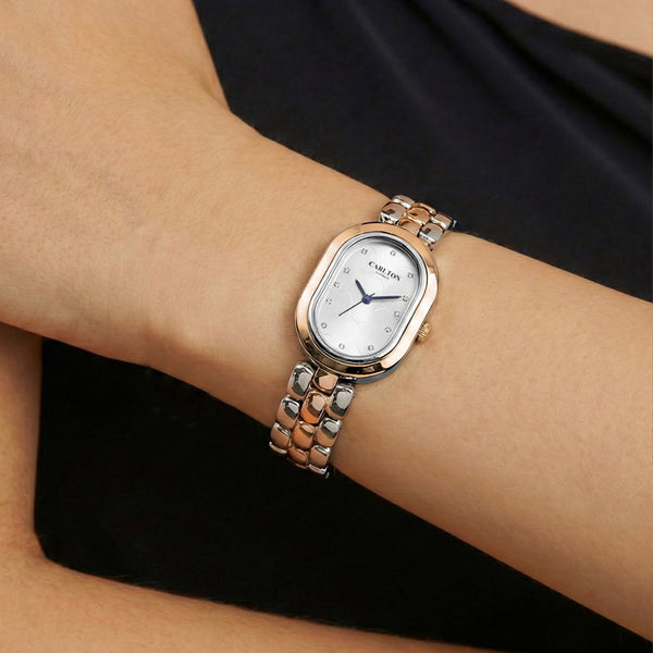 Carlton London Women Cecil White Analog Watch CL-CEC-WHT